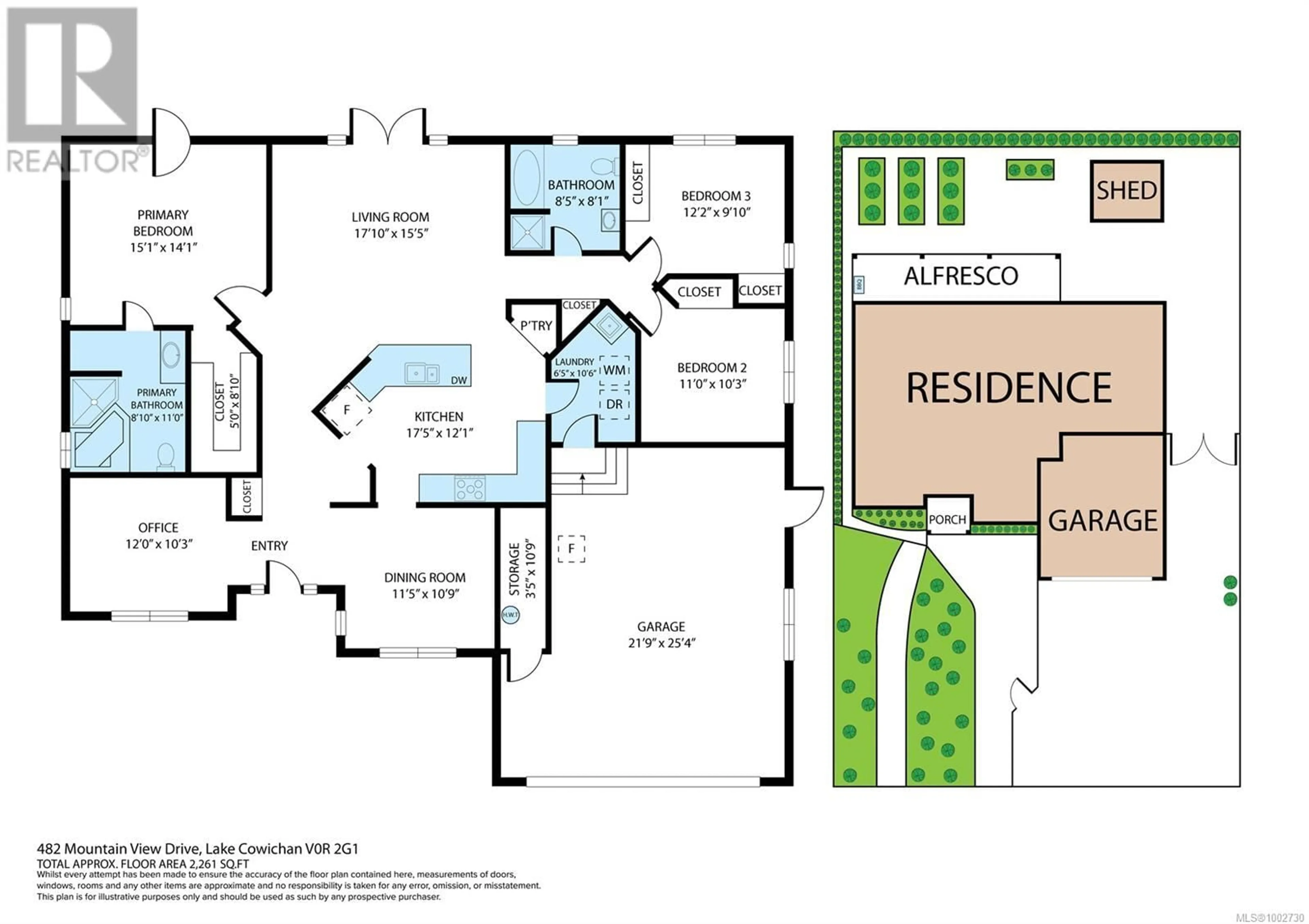 Floor plan for 482 MOUNTAIN VIEW DRIVE, Lake Cowichan British Columbia V0R2G1