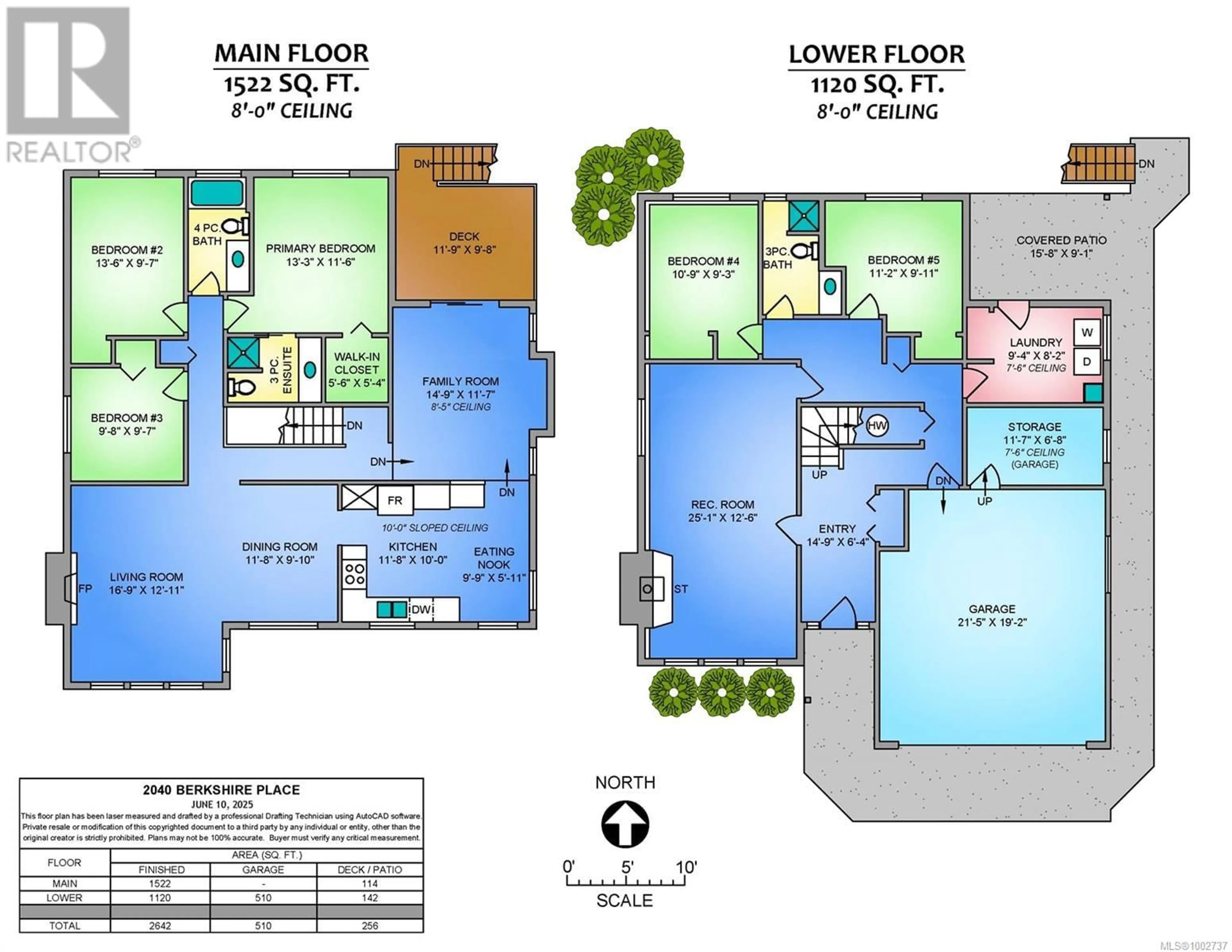 Floor plan for 2040 BERKSHIRE PLACE, Nanaimo British Columbia V9T5R3