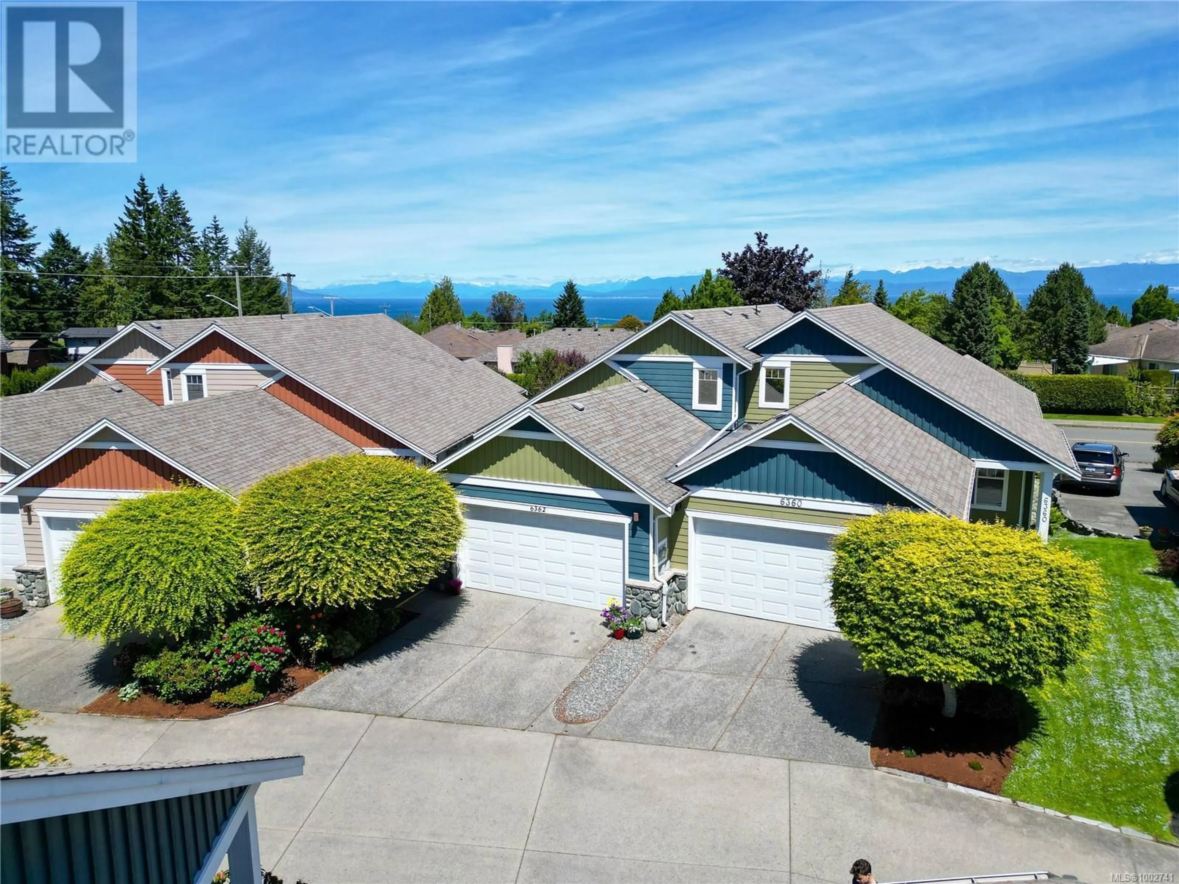 A pic from outside/outdoor area/front of a property/back of a property/a pic from drone, water/lake/river/ocean view for 6362 PINEWOOD LANE, Nanaimo British Columbia V9V1A4