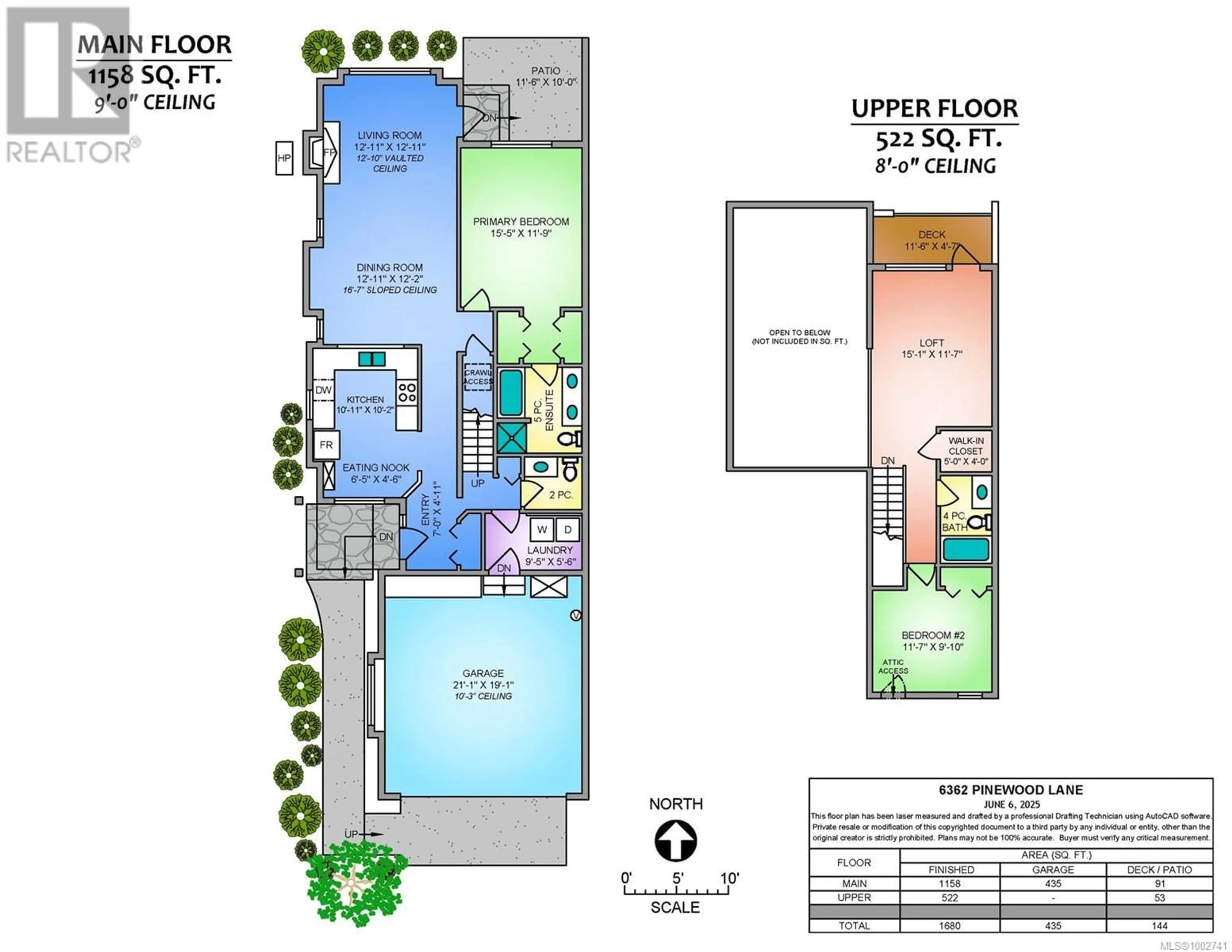 Floor plan for 6362 PINEWOOD LANE, Nanaimo British Columbia V9V1A4