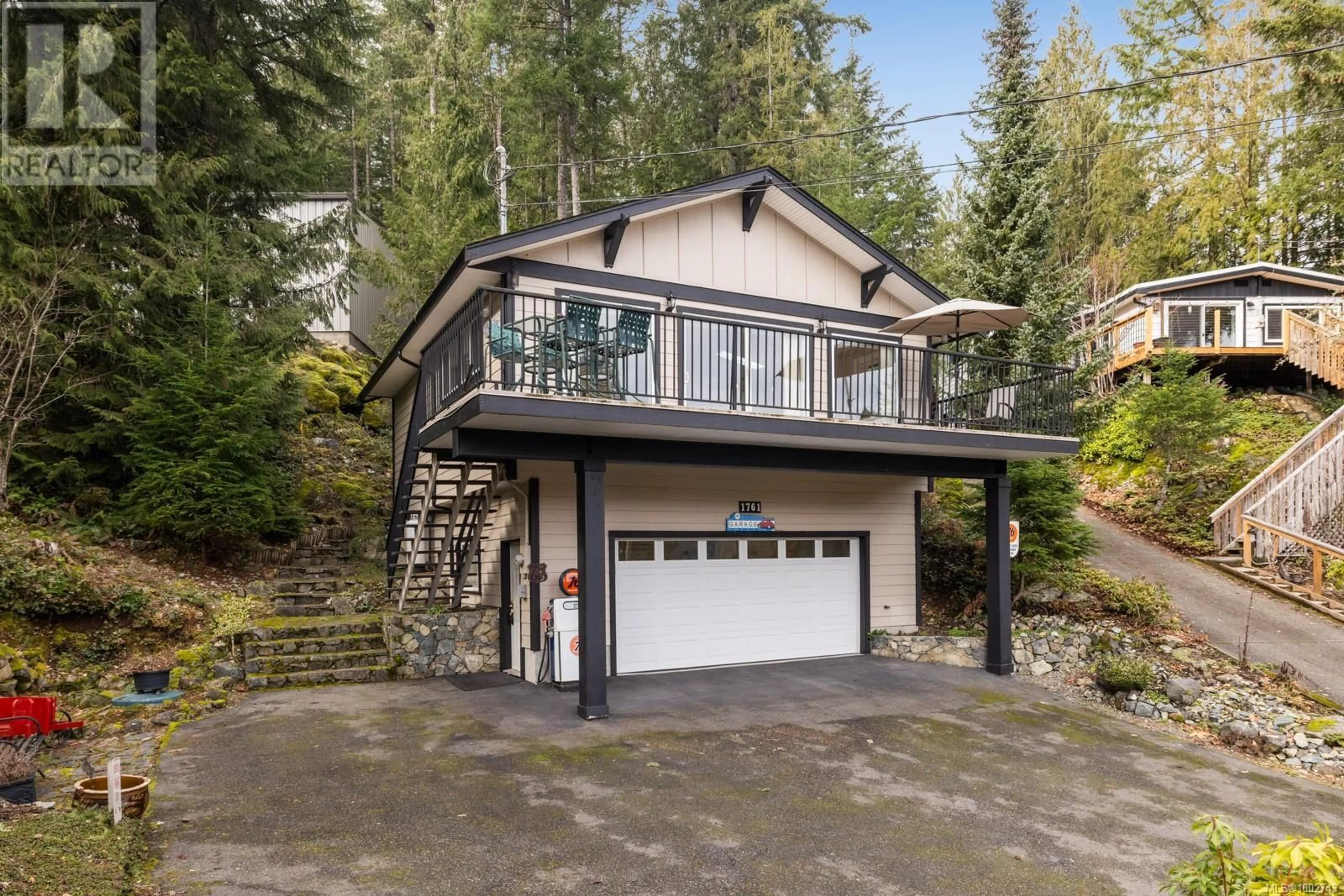 Home with vinyl exterior material, street for 1761 WEST SHAWNIGAN LAKE ROAD, Shawnigan Lake British Columbia V8H2C4