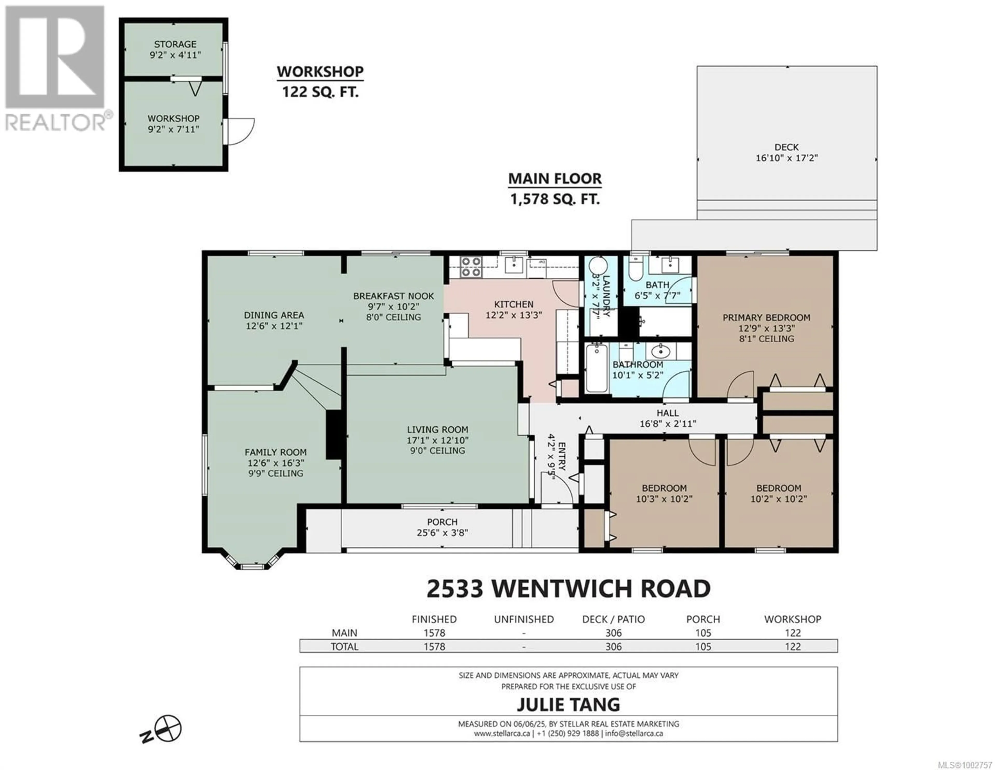 Floor plan for 2533 WENTWICH ROAD, Langford British Columbia V9B3N5