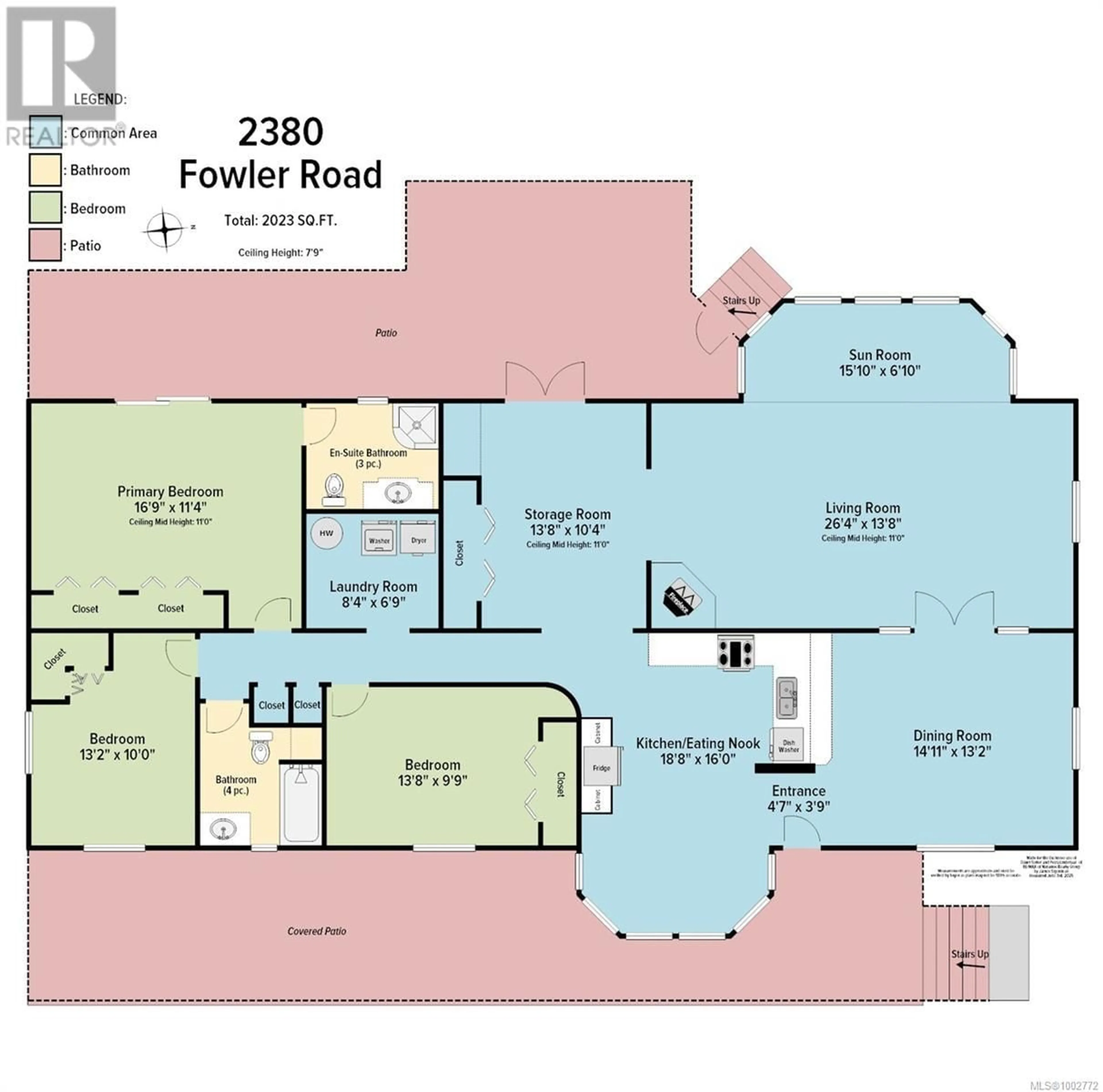 Floor plan for 2380 FOWLER ROAD, Qualicum Beach British Columbia V9K2A5