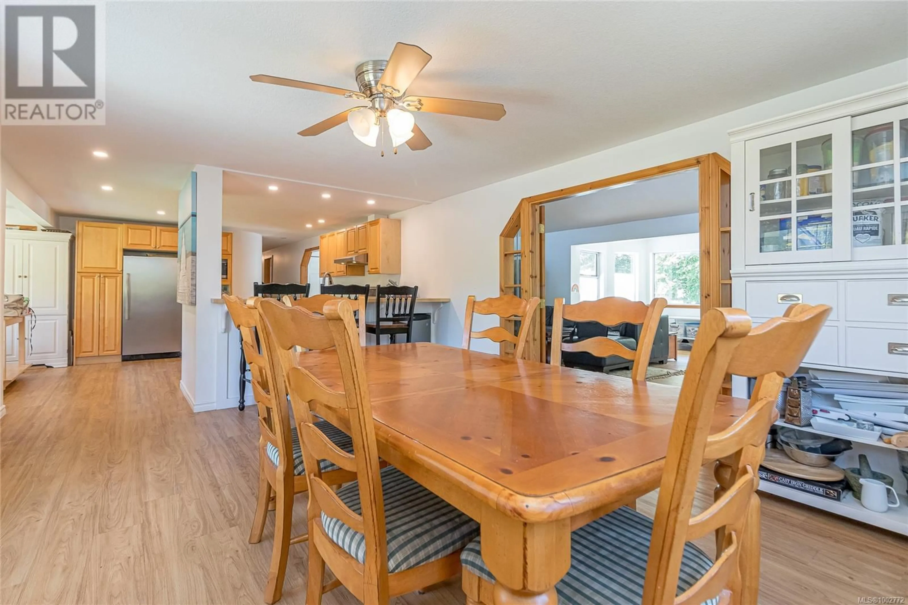 Dining room, wood/laminate floor for 2380 FOWLER ROAD, Qualicum Beach British Columbia V9K2A5
