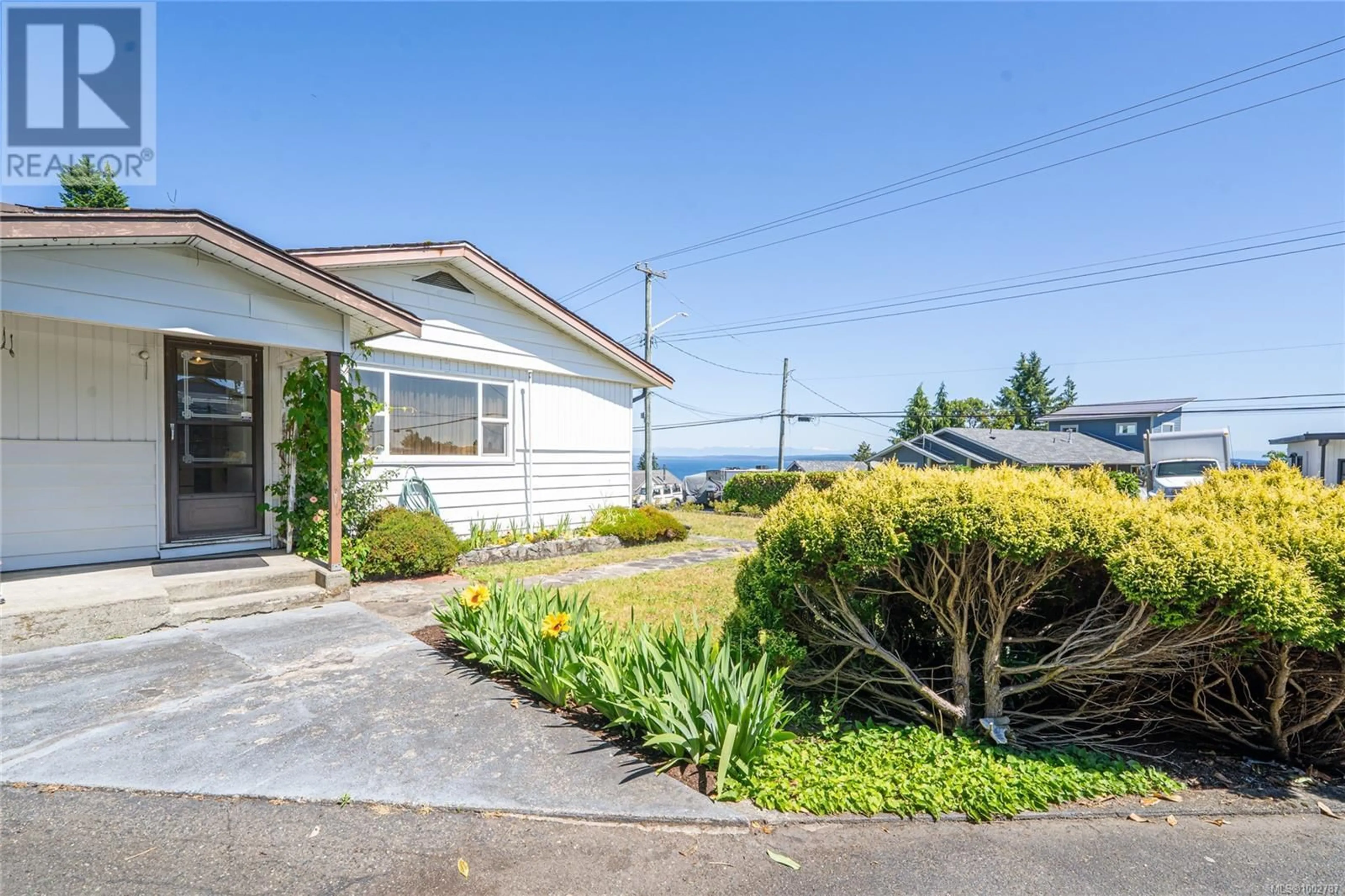A pic from outside/outdoor area/front of a property/back of a property/a pic from drone, water/lake/river/ocean view for 10126 OLD VICTORIA ROAD SOUTHWEST, Chemainus British Columbia V0R1K2