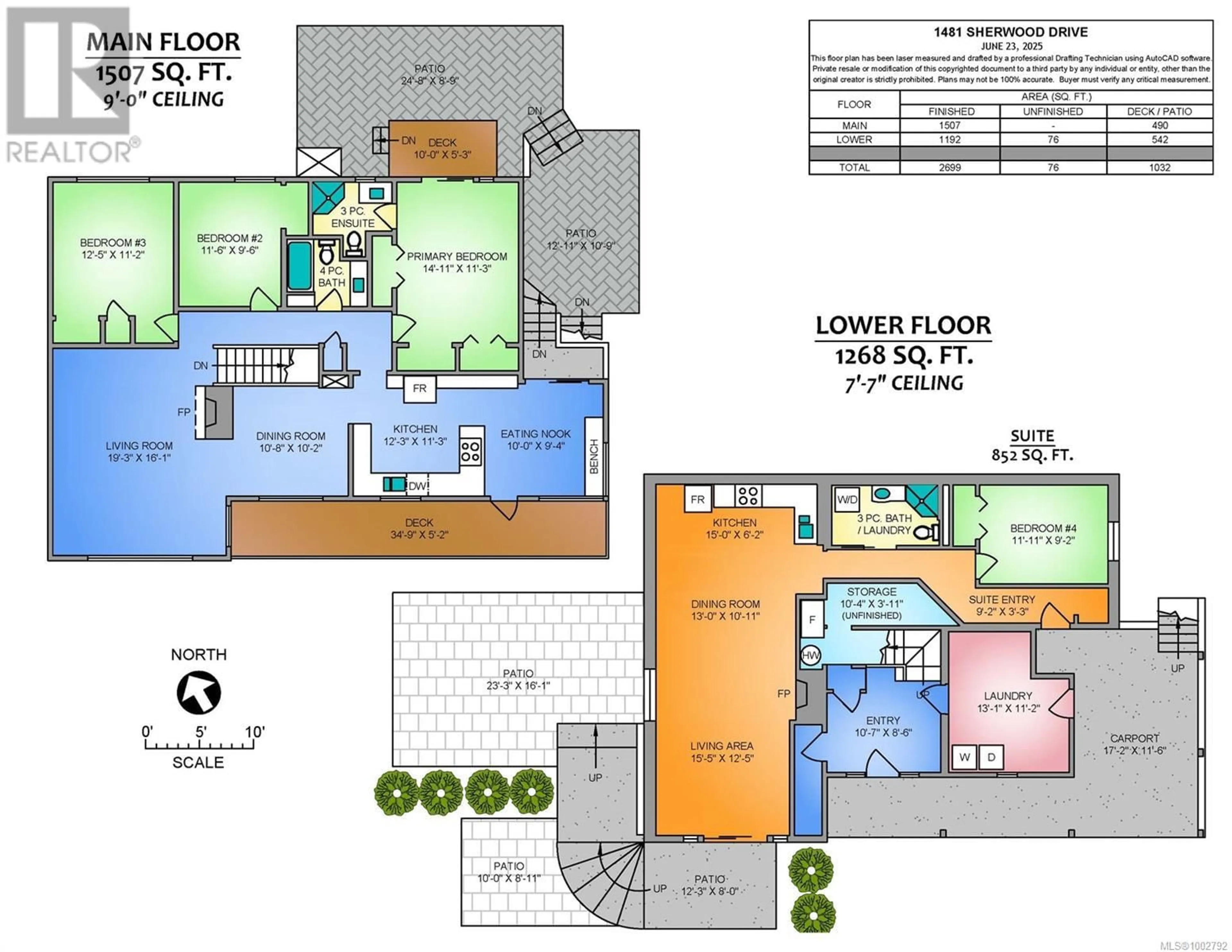 Floor plan for 1481 SHERWOOD DRIVE, Nanaimo British Columbia V9T1G8