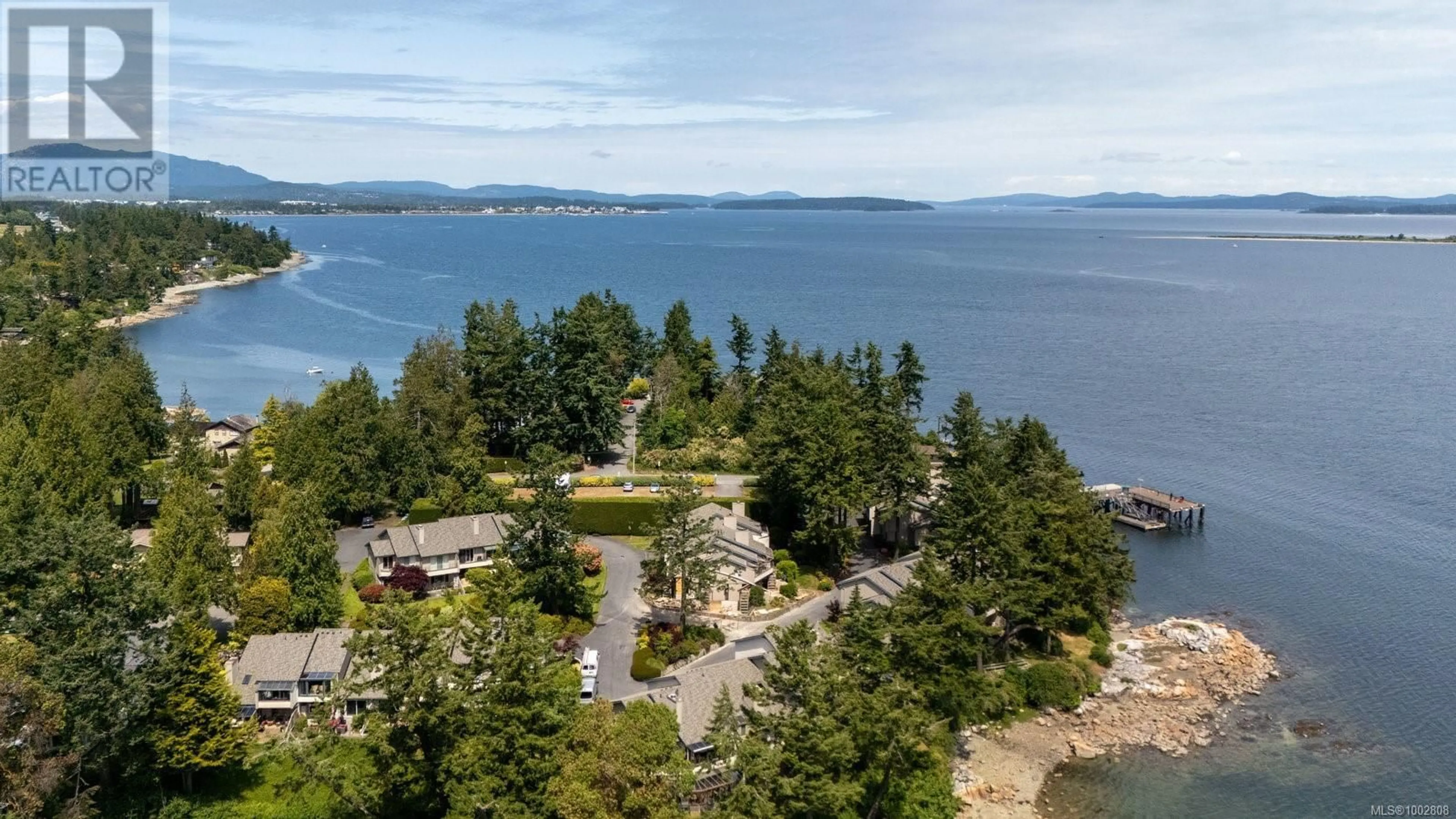 A pic from outside/outdoor area/front of a property/back of a property/a pic from drone, water/lake/river/ocean view for 3 - 2654 LANCELOT PLACE, Central Saanich British Columbia V8M1V3