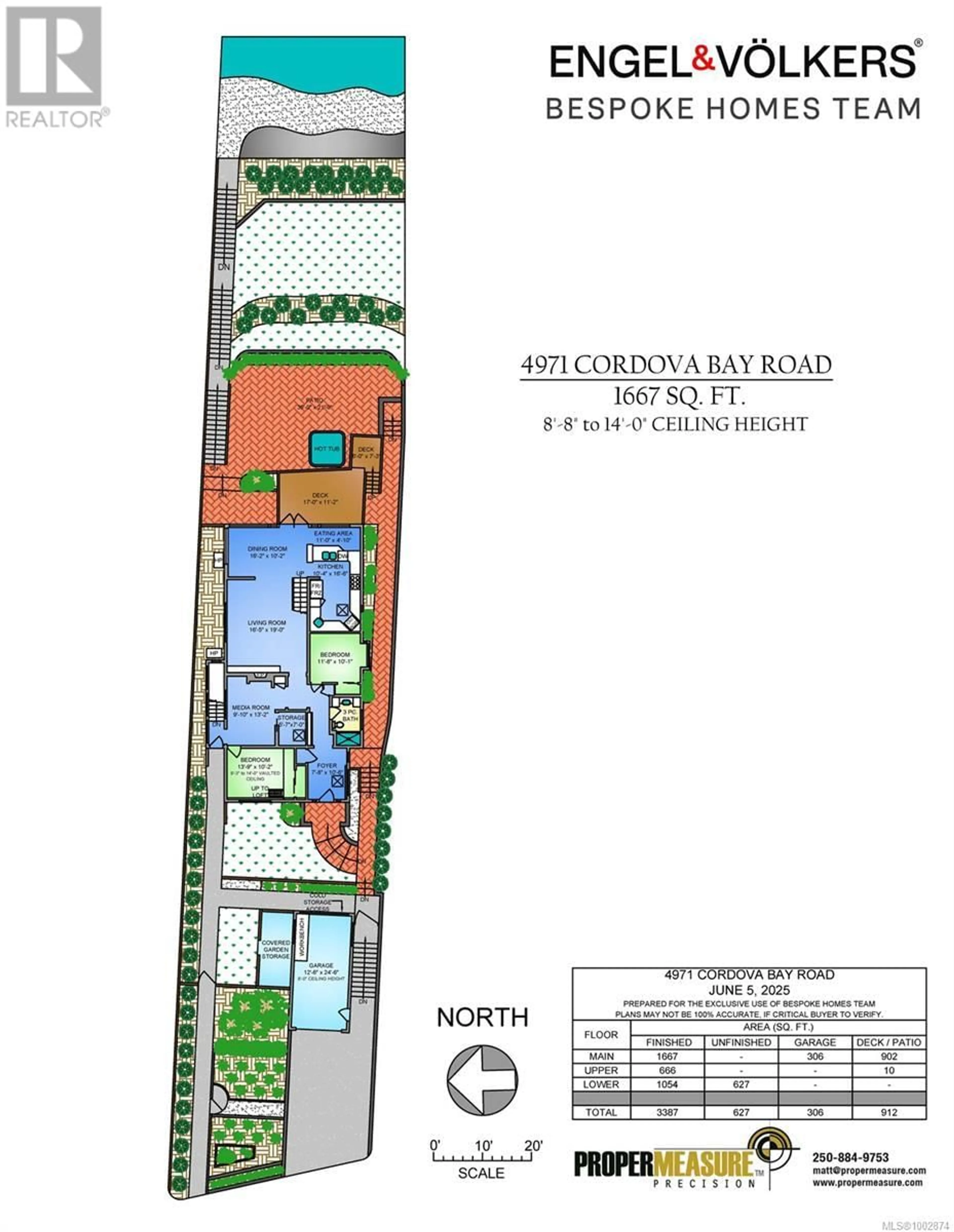 Floor plan for 4971 CORDOVA BAY ROAD, Saanich British Columbia V8Y2K1