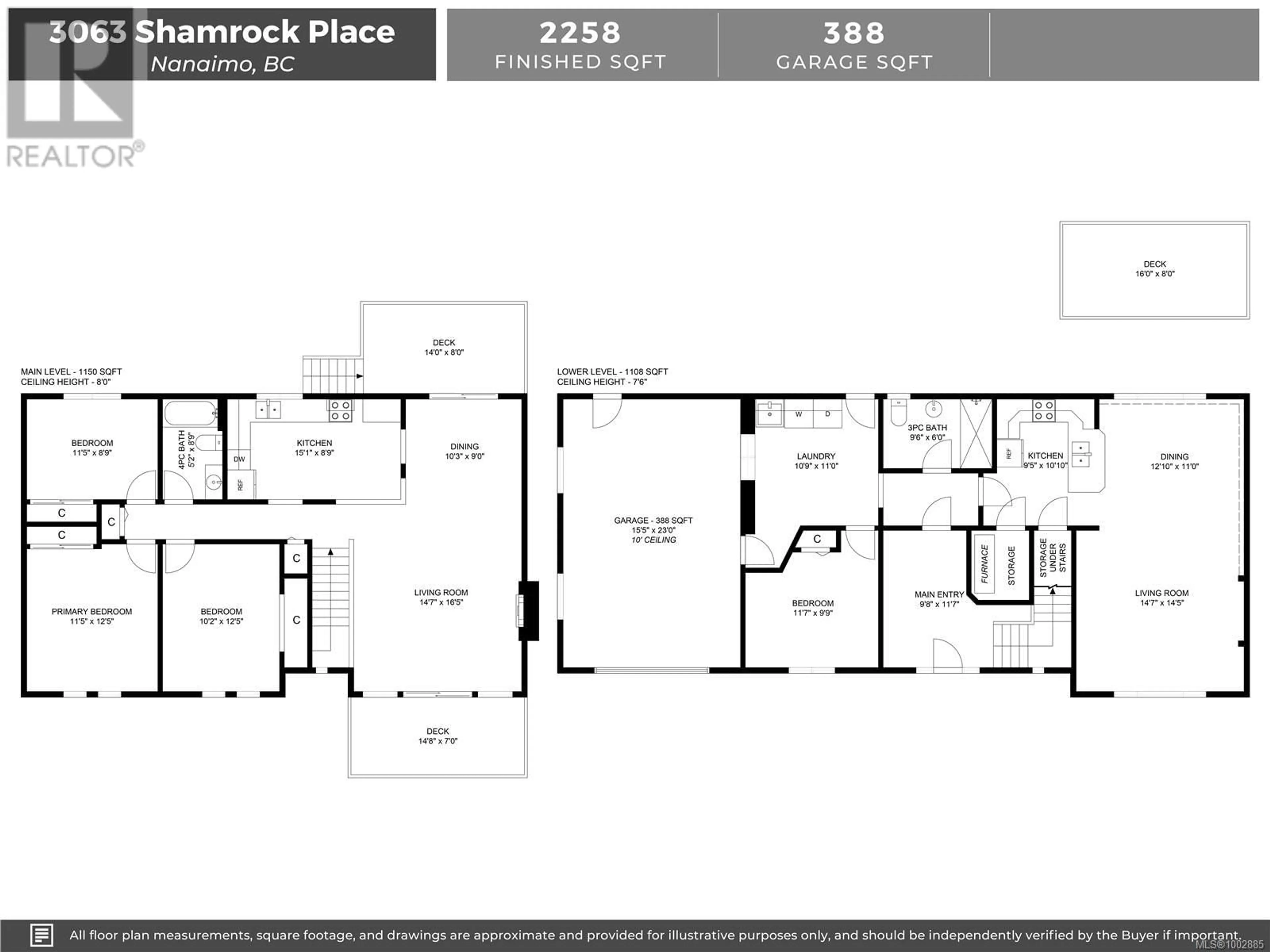 Floor plan for 3063 SHAMROCK PLACE, Nanaimo British Columbia V9T2Z6
