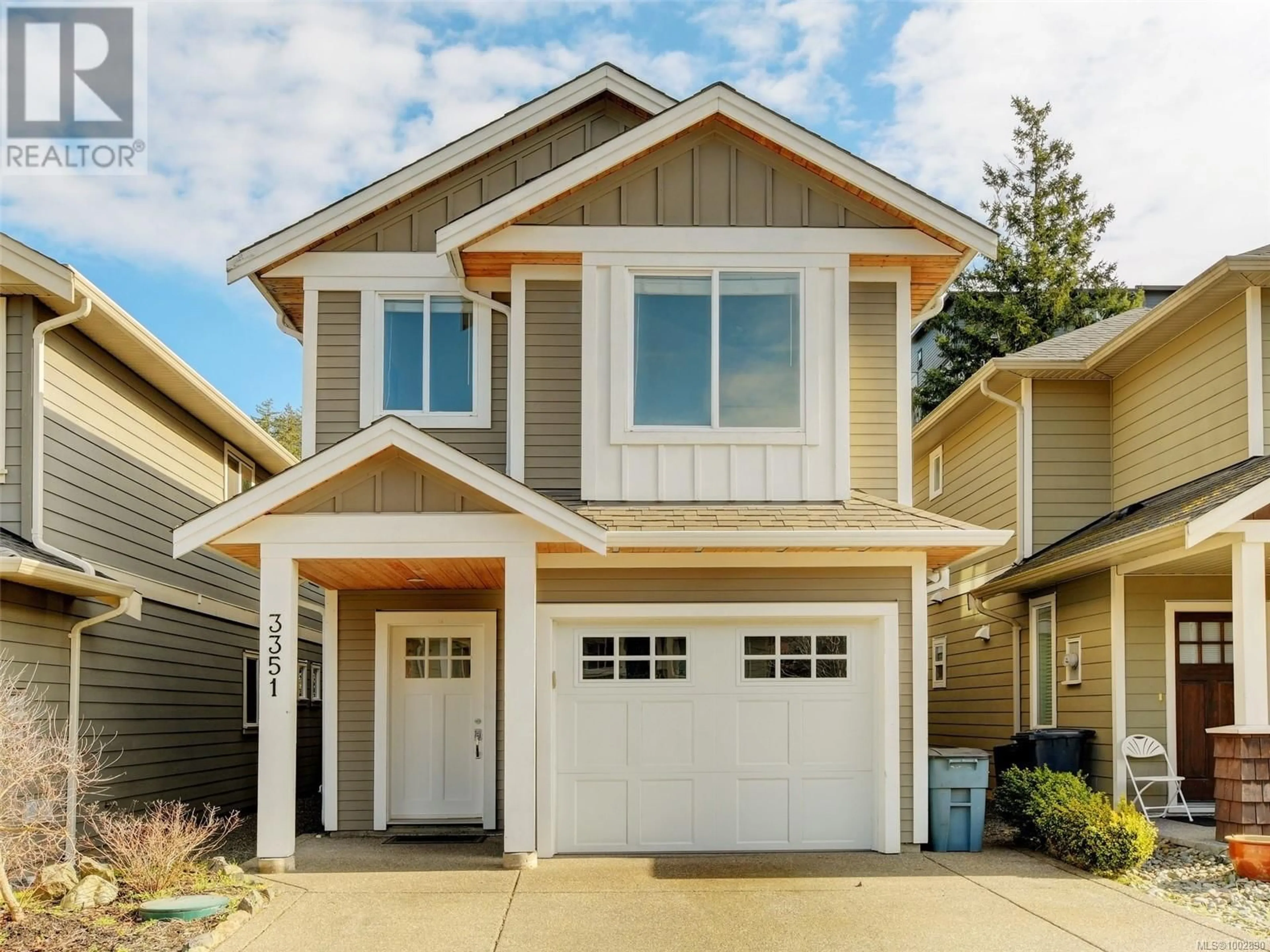 Home with vinyl exterior material, street for 3351 VISION WAY, Langford British Columbia V9C0E4