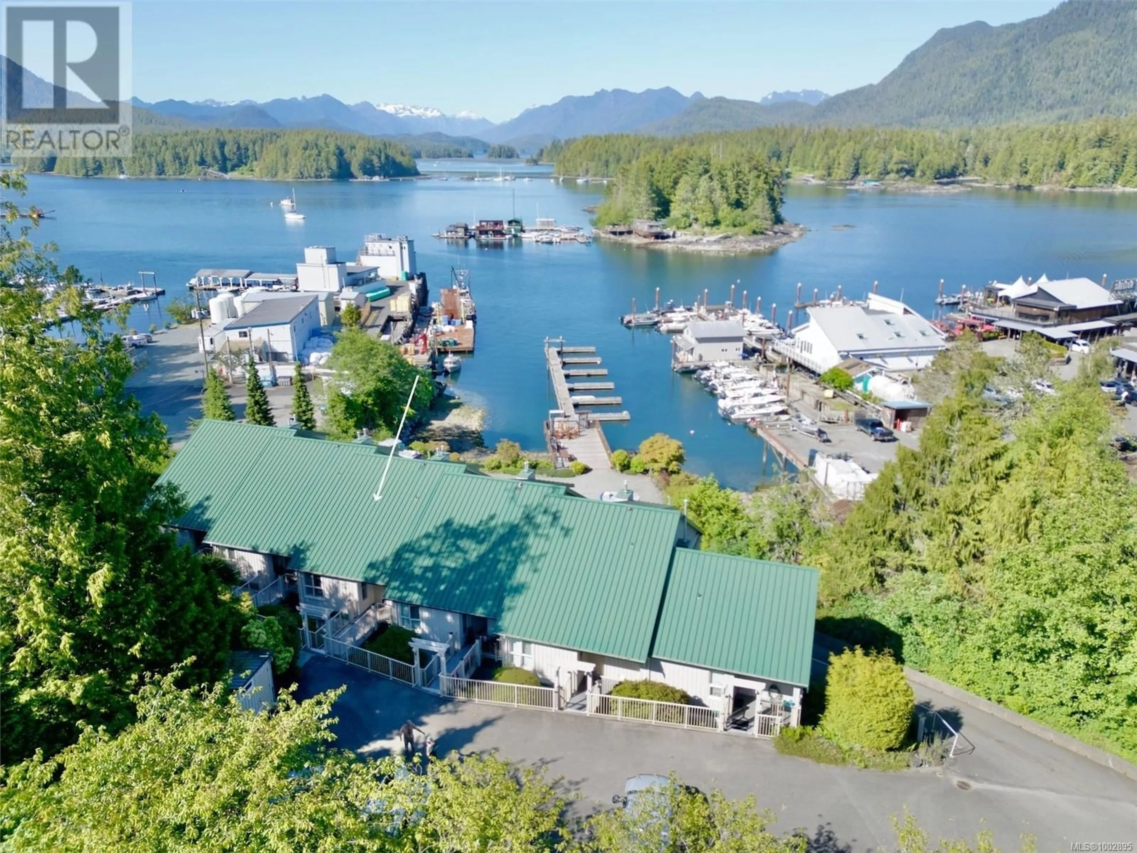 A pic from outside/outdoor area/front of a property/back of a property/a pic from drone, water/lake/river/ocean view for 6 - 624 CAMPBELL STREET, Tofino British Columbia V0R2Z0