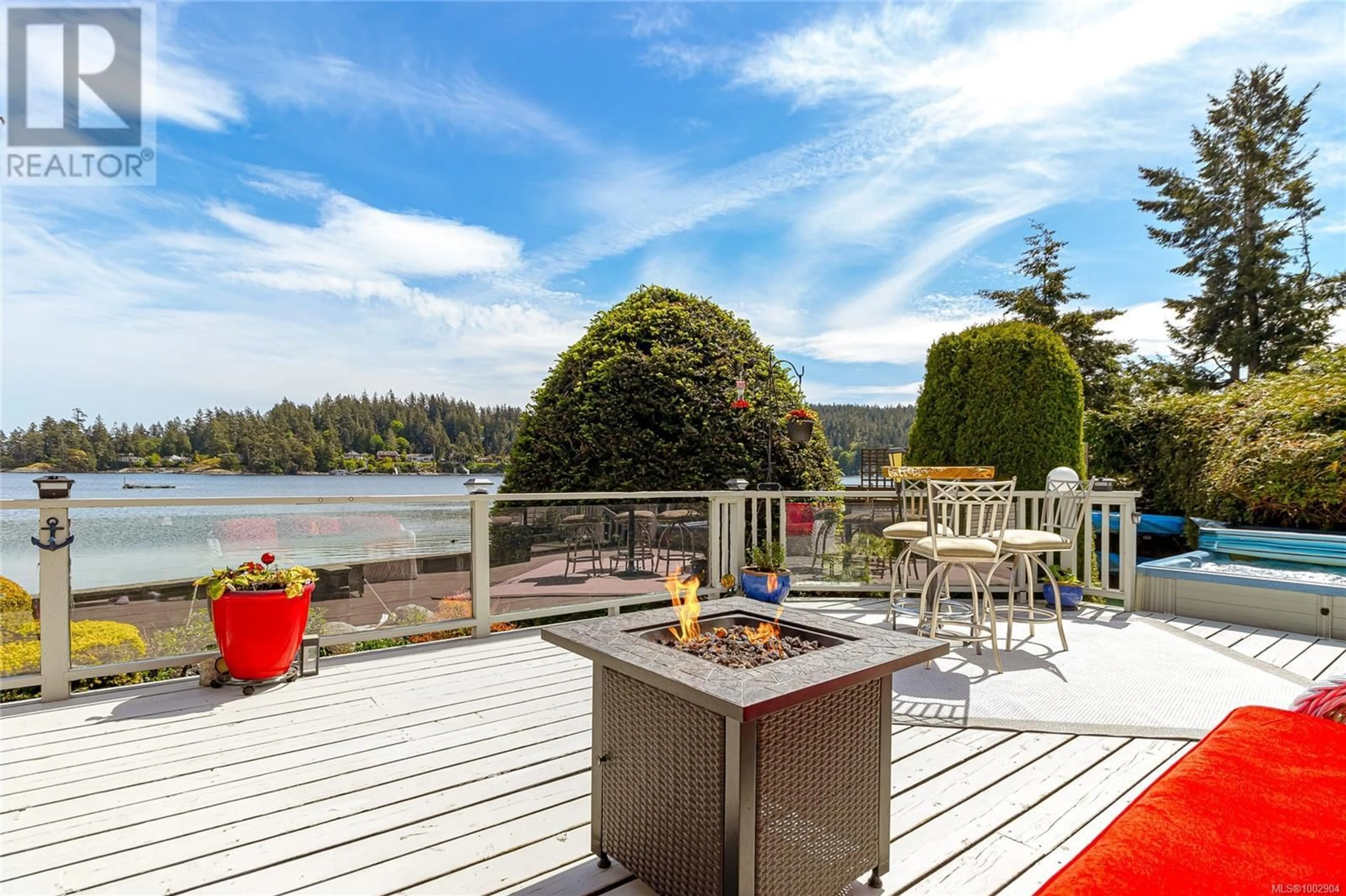 Patio, water/lake/river/ocean view for 1937 KALTASIN ROAD, Sooke British Columbia V9Z0B2
