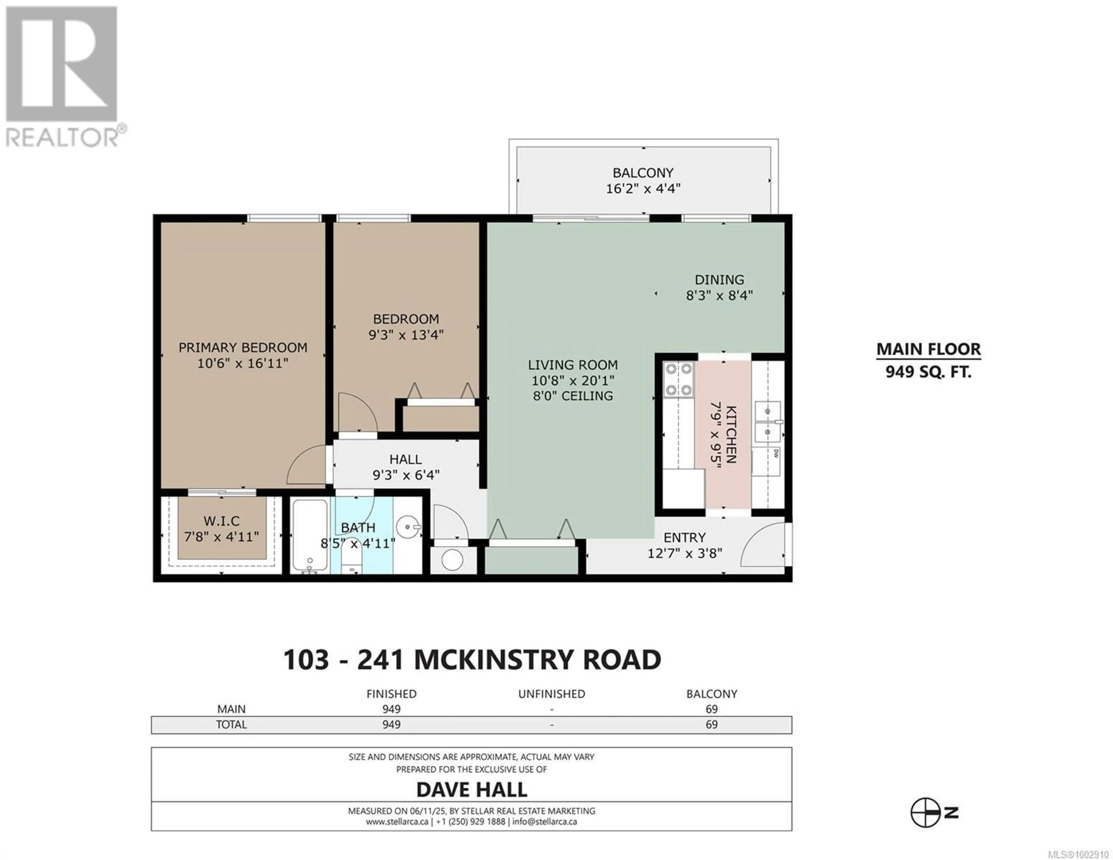 Floor plan for 103 - 241 MCKINSTRY ROAD, Duncan British Columbia V9L3L3