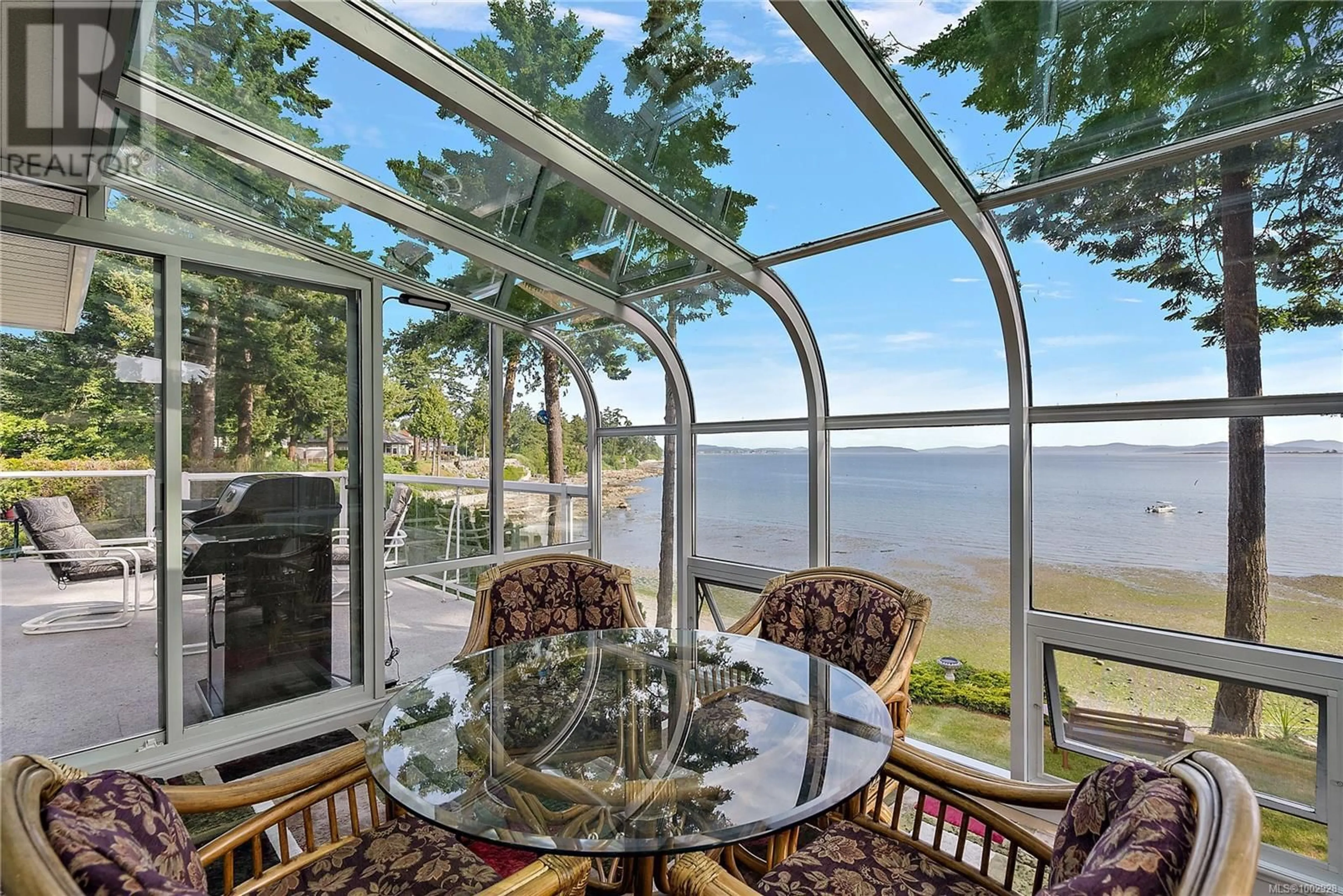 Patio, water/lake/river/ocean view for 8001 ARTHUR DRIVE, Central Saanich British Columbia V8M1V4