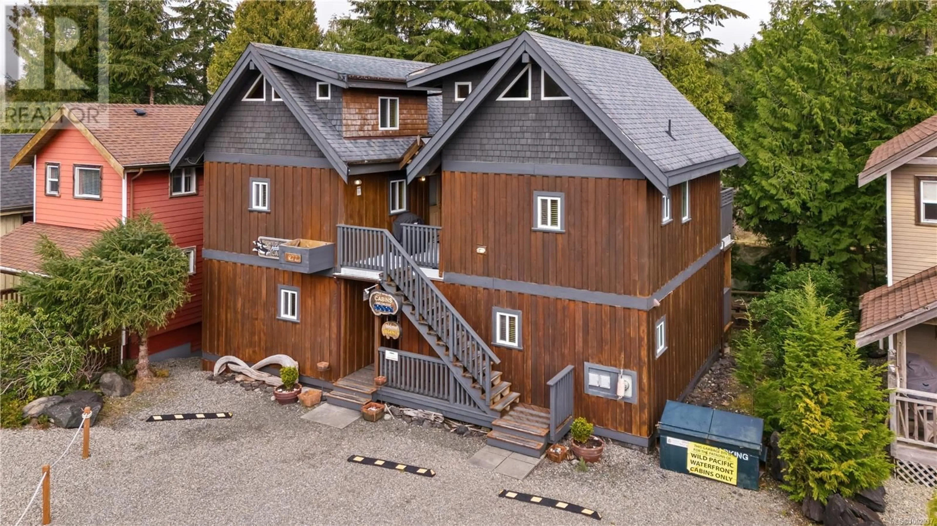 A pic from outside/outdoor area/front of a property/back of a property/a pic from drone, building for 277 BOARDWALK BOULEVARD, Ucluelet British Columbia V0R3A0