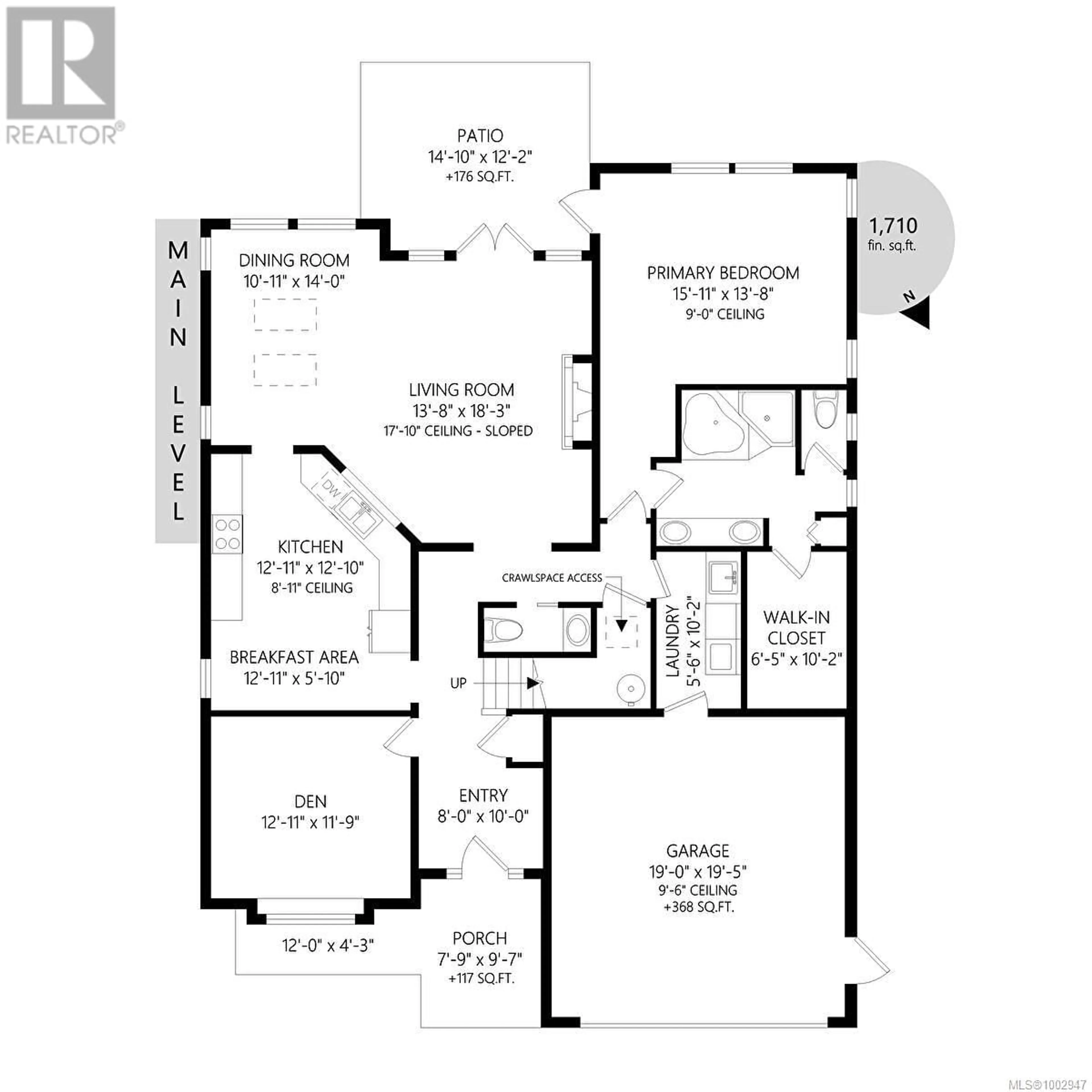 Floor plan for 2211 GRADUATION PLACE, Saanich British Columbia V8N6N3