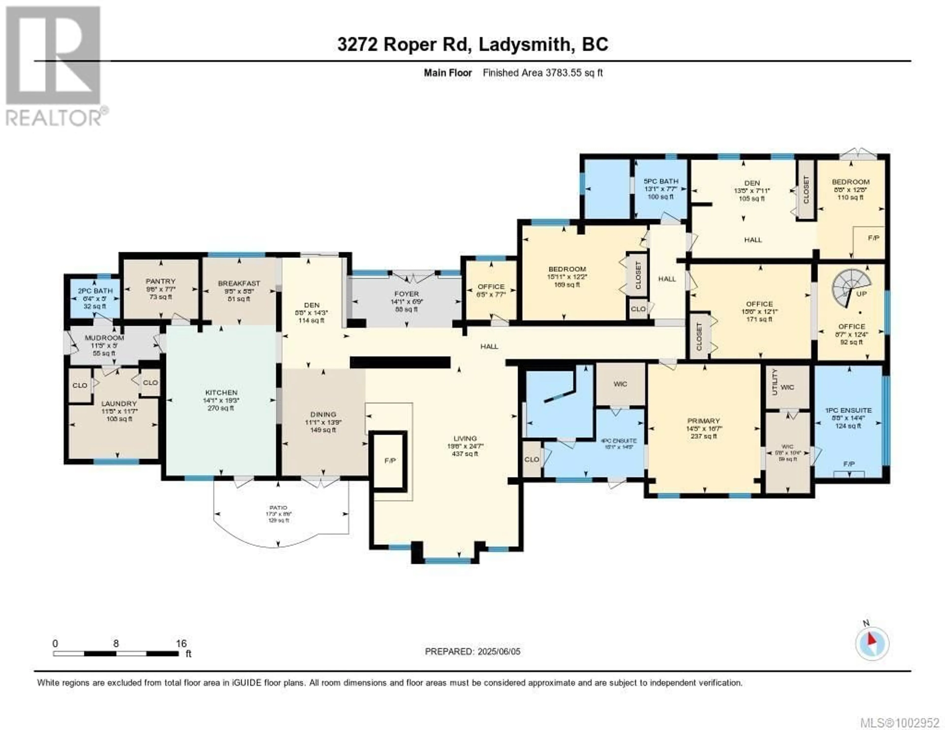 Floor plan for 3272 ROPER ROAD, Nanaimo British Columbia V9G1C4