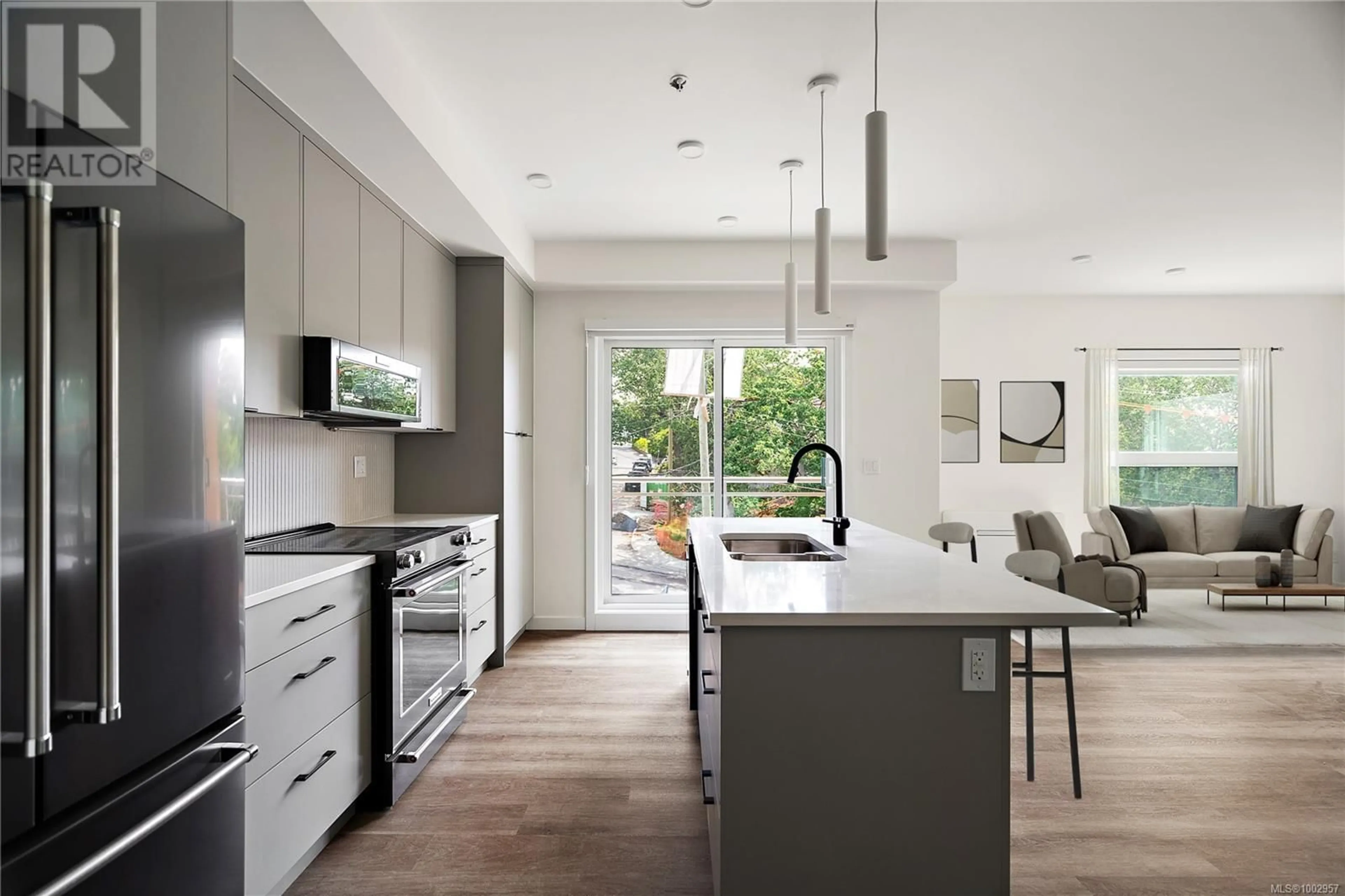 Open concept kitchen, unknown for B307 - 1102 ESQUIMALT ROAD, Esquimalt British Columbia V9A6A1