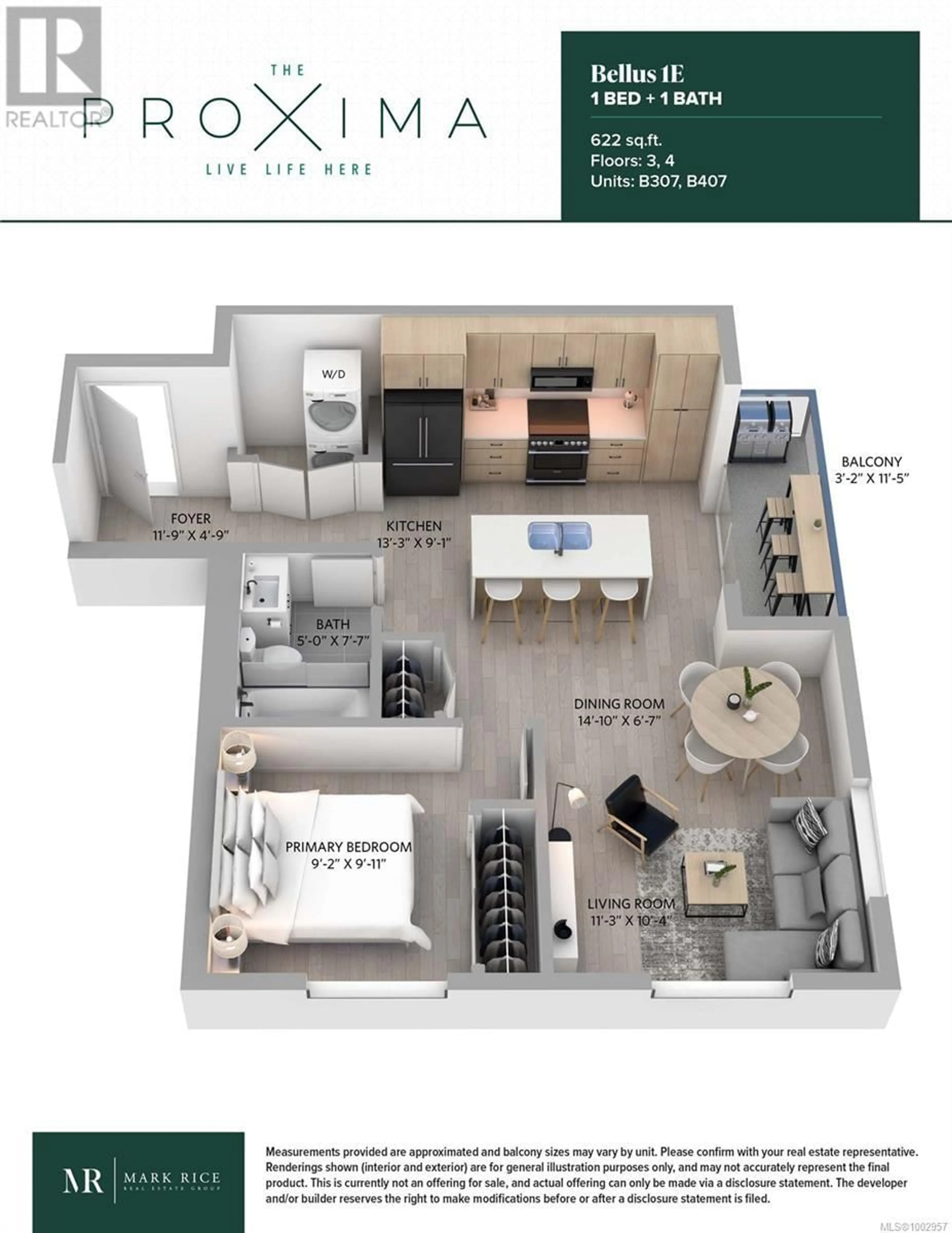 Floor plan for B307 - 1102 ESQUIMALT ROAD, Esquimalt British Columbia V9A6A1