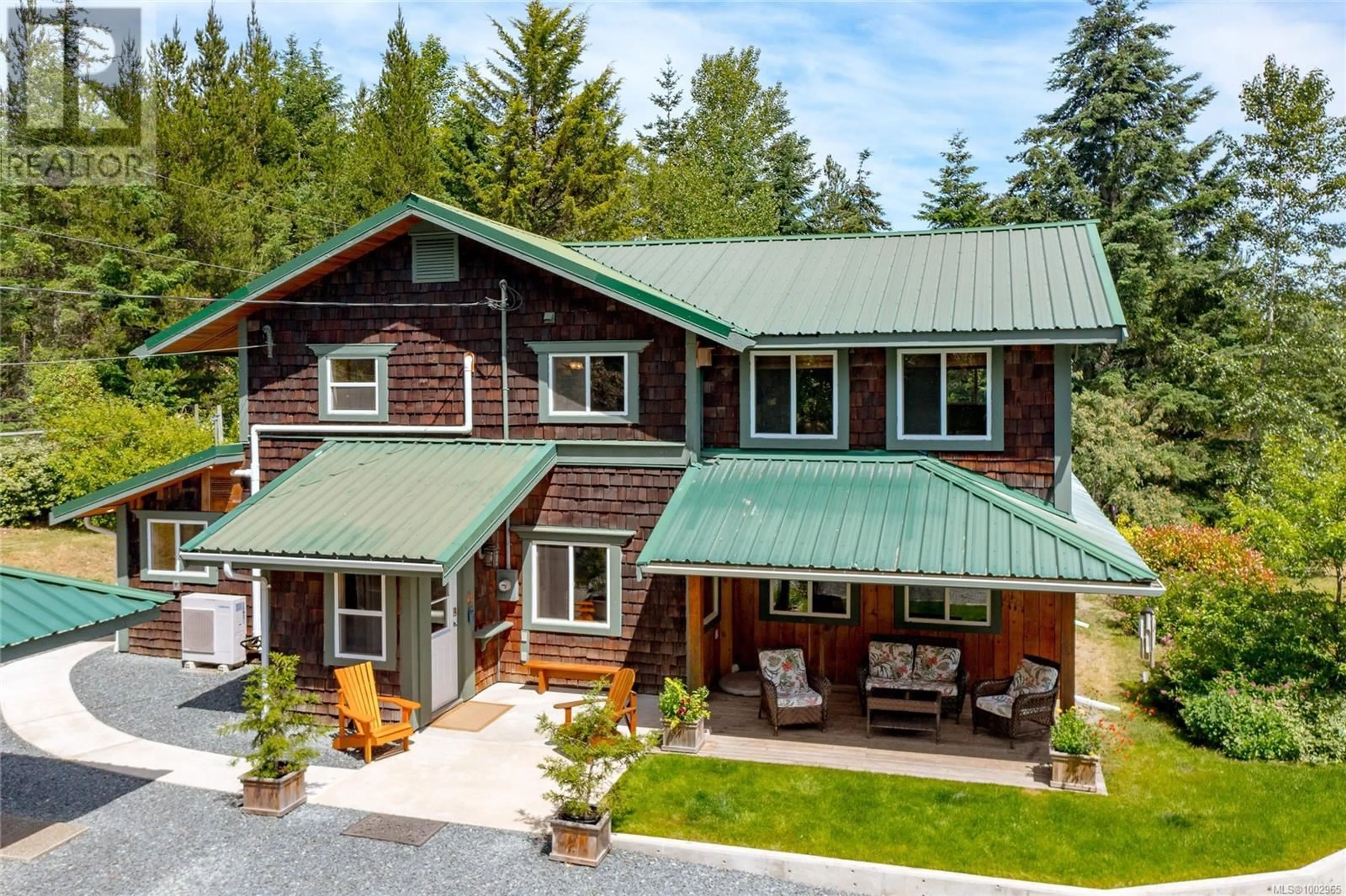A pic from outside/outdoor area/front of a property/back of a property/a pic from drone, mountain view for 1537 KALANI ROAD, Errington British Columbia V0R1V0
