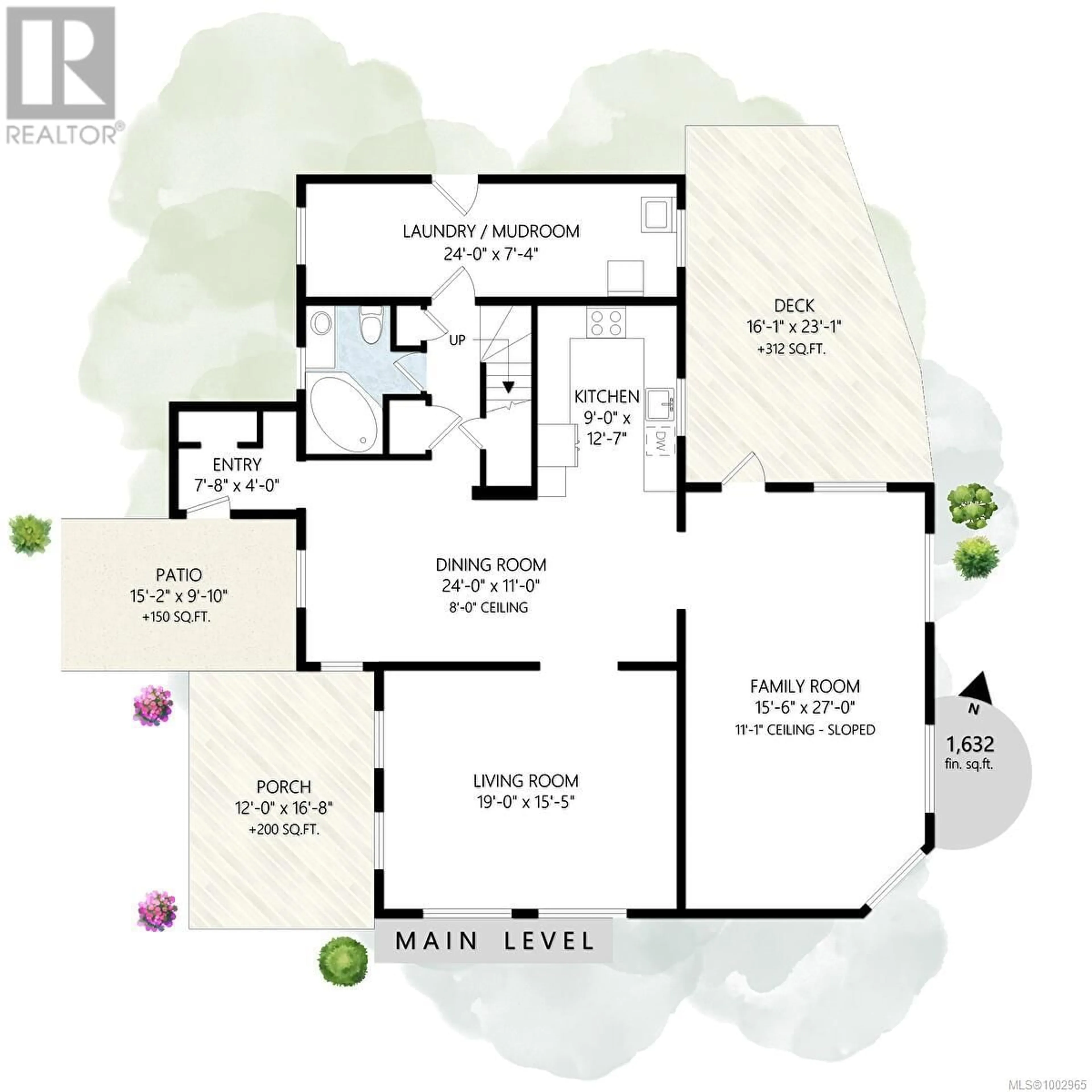 Floor plan for 1537 KALANI ROAD, Errington British Columbia V0R1V0