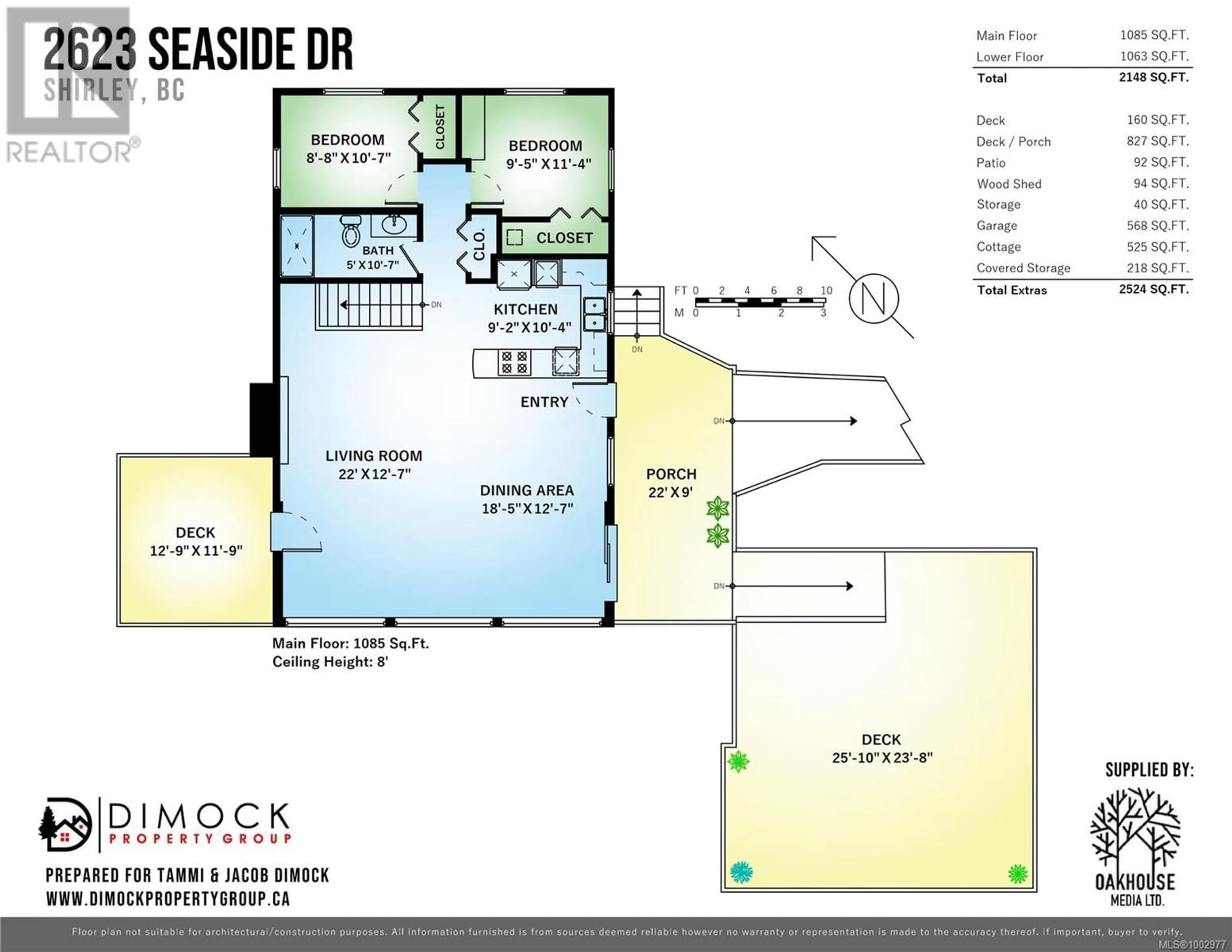 Floor plan for 2623 SEASIDE DRIVE, Sooke British Columbia V9Z1G7