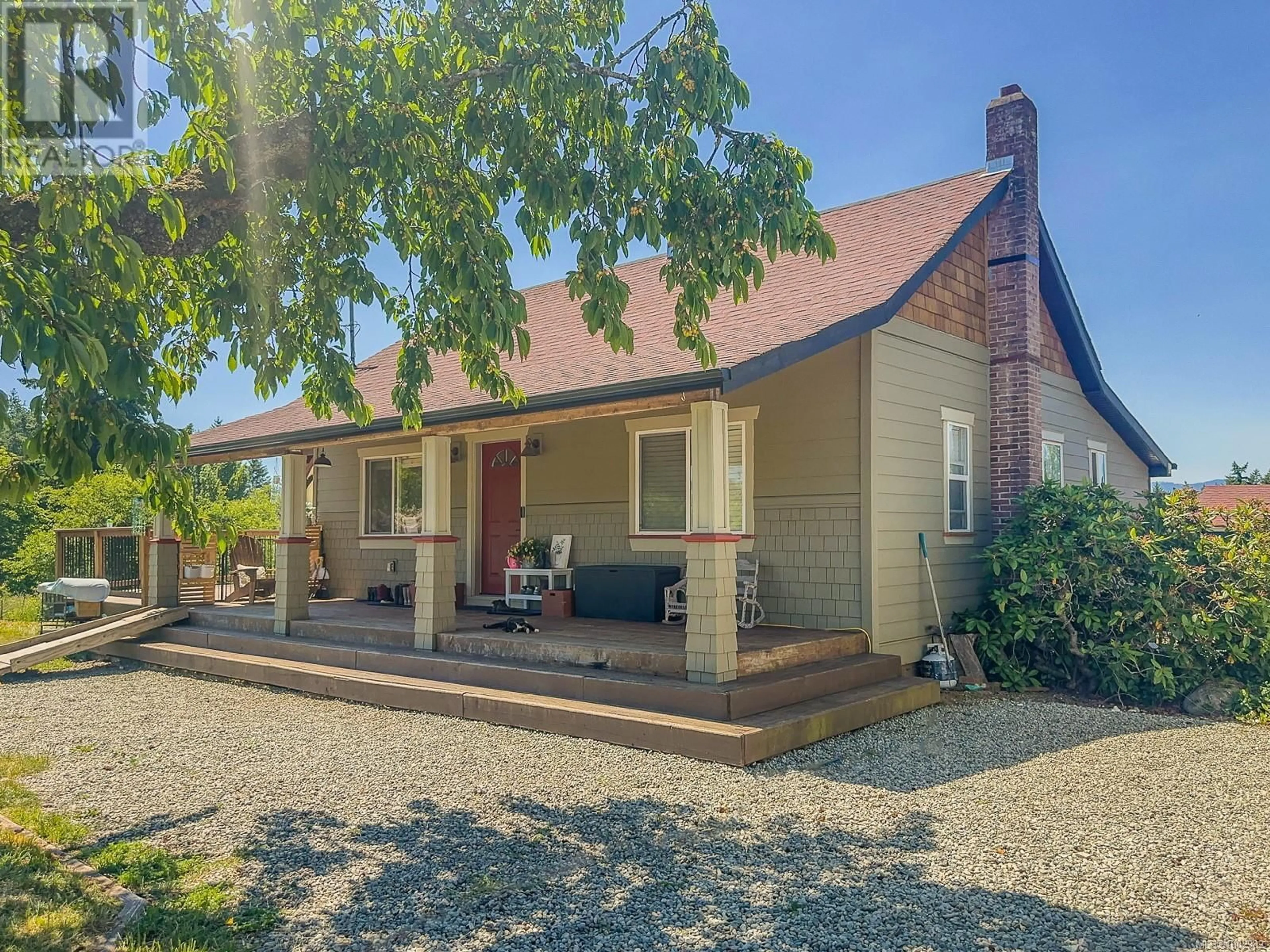A pic from outside/outdoor area/front of a property/back of a property/a pic from drone, street for 6182 CHERRY CREEK ROAD, Port Alberni British Columbia V9Y8S6
