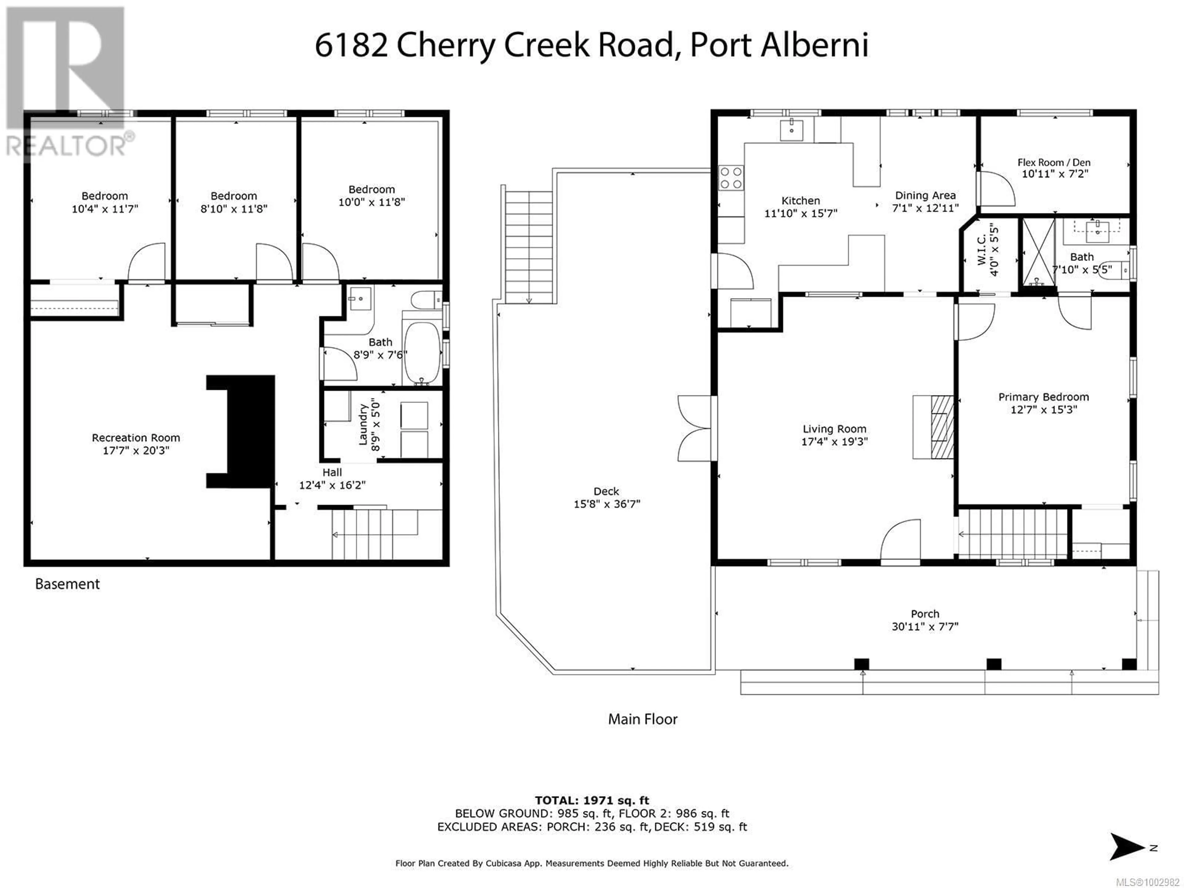 Floor plan for 6182 CHERRY CREEK ROAD, Port Alberni British Columbia V9Y8S6