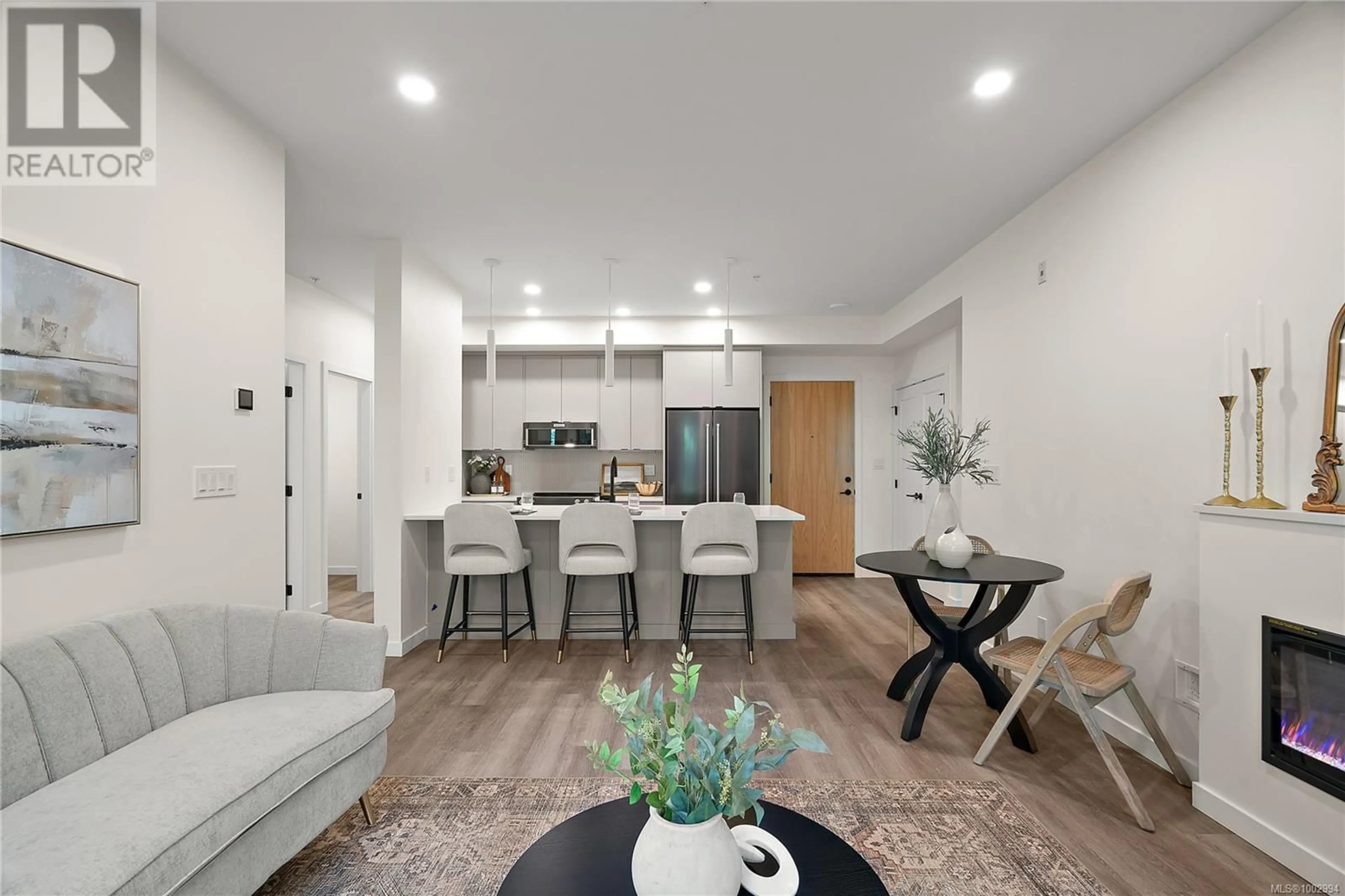 Open concept kitchen, unknown for B404 - 1102 ESQUIMALT ROAD, Esquimalt British Columbia V9A6A1