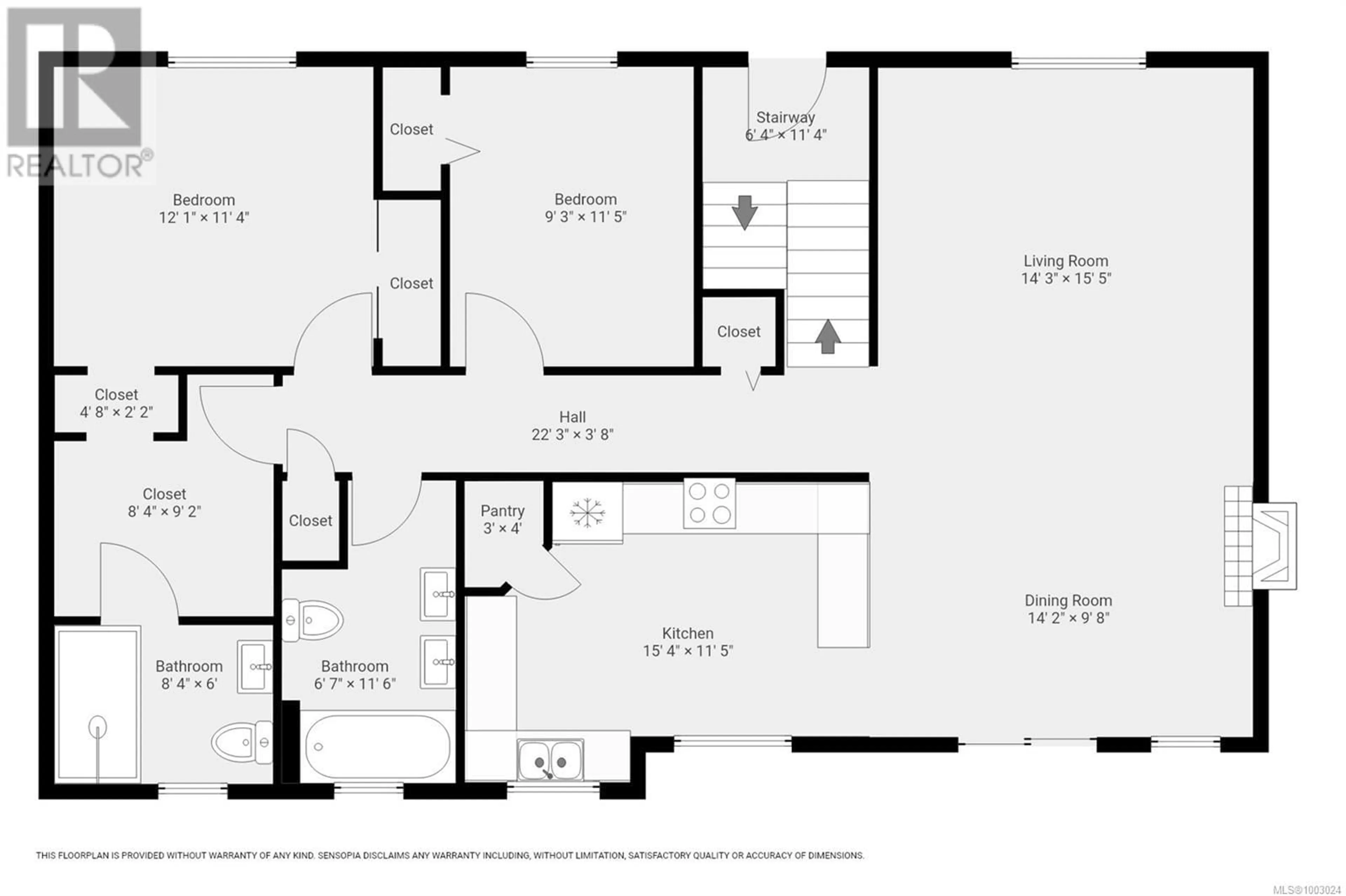 Floor plan for 307 FRANCES AVENUE, Campbell River British Columbia V9W1Y1