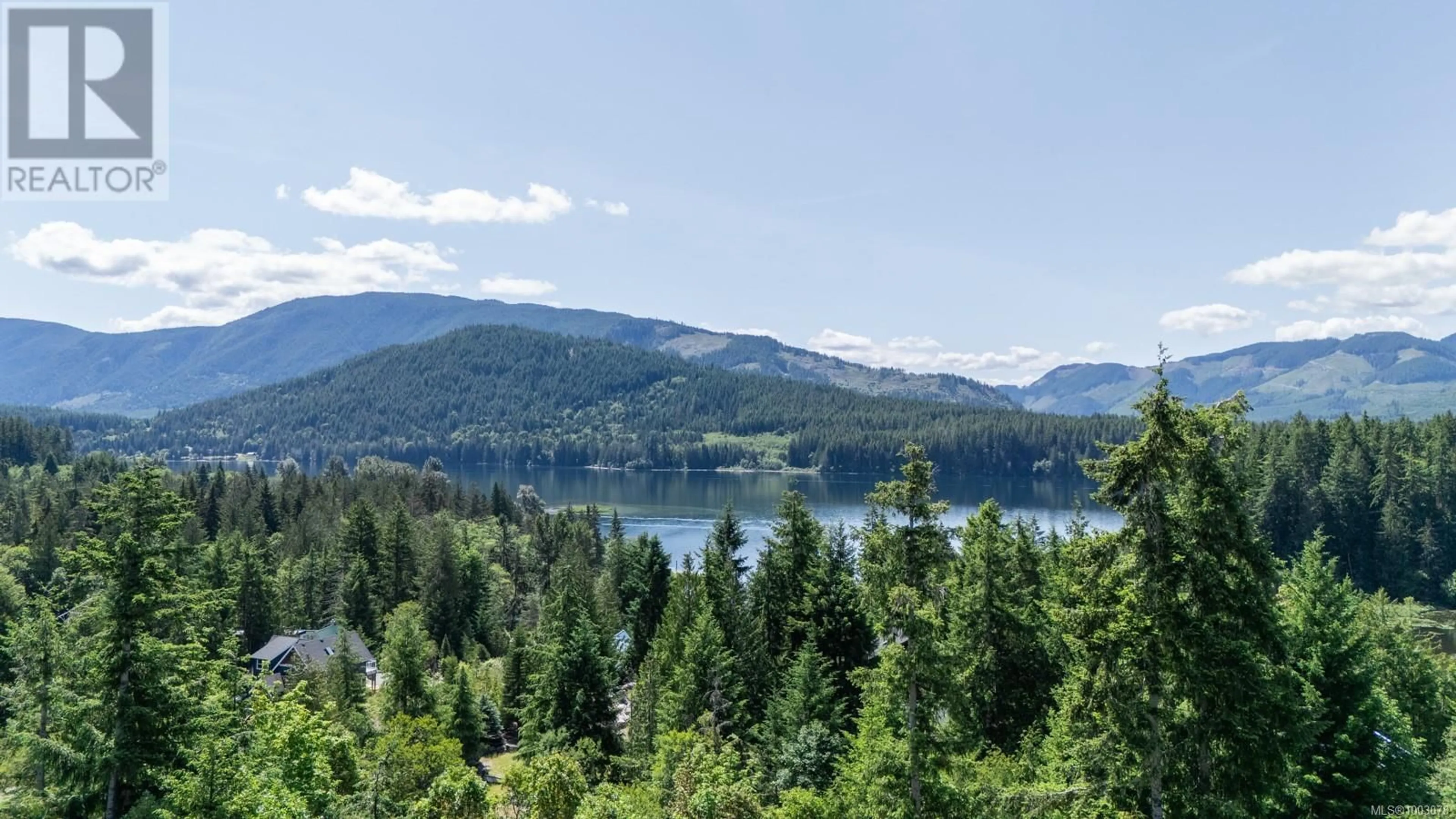 A pic from outside/outdoor area/front of a property/back of a property/a pic from drone, water/lake/river/ocean view for 7454 TEAL COURT, Lake Cowichan British Columbia V0R2G1