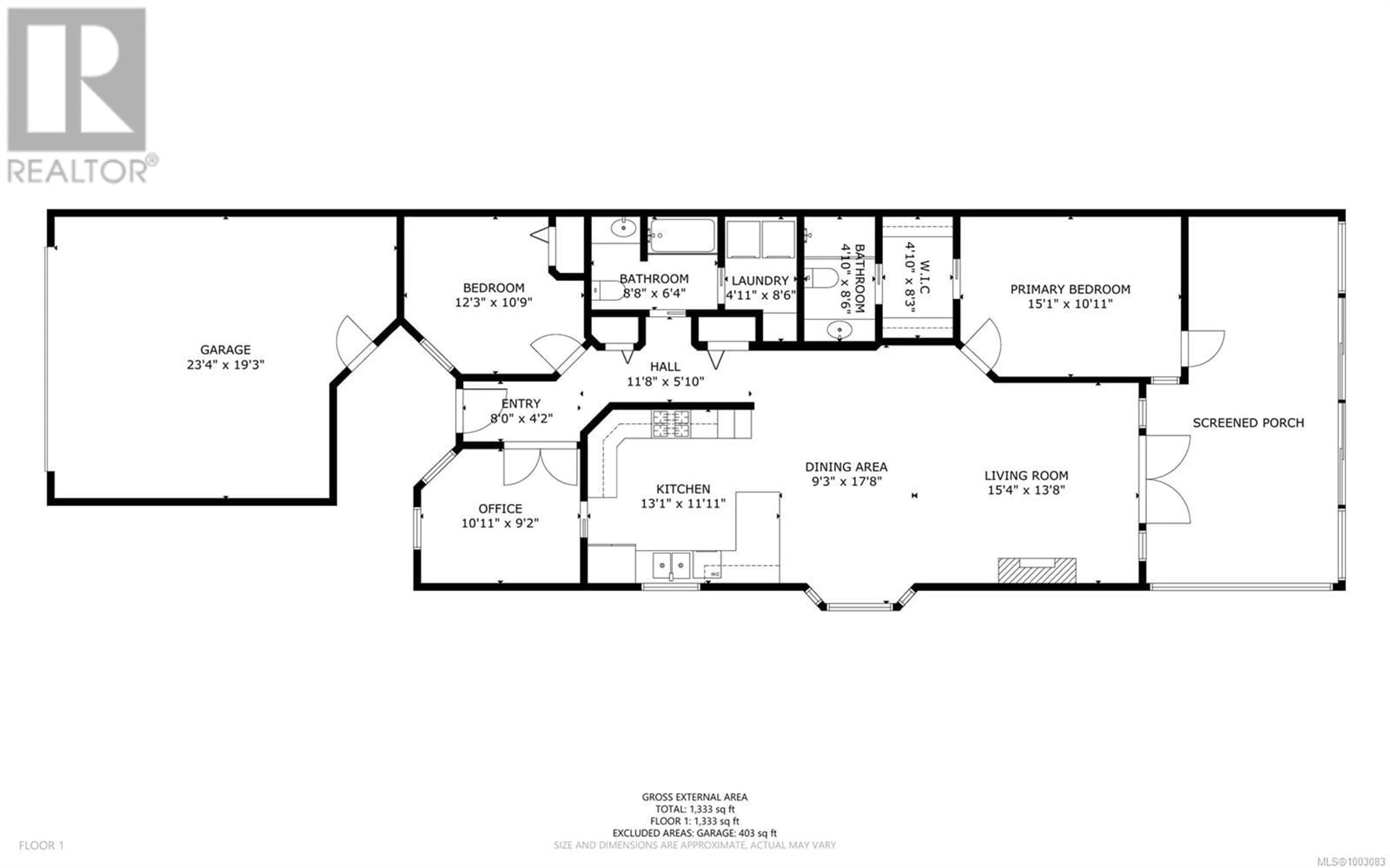 Floor plan for 72 - 2006 SIERRA DRIVE, Campbell River British Columbia V9H1V6