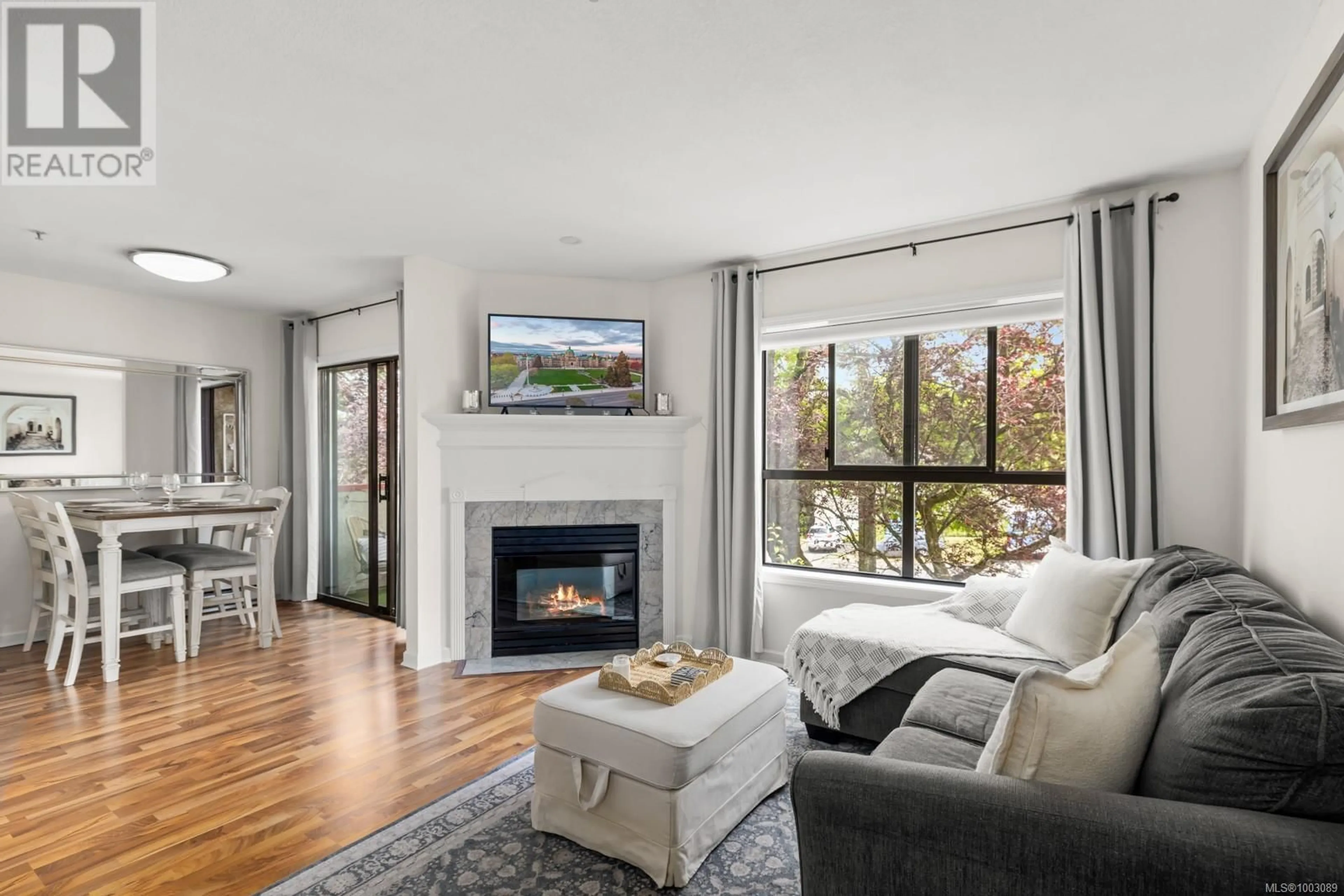 Living room with furniture, unknown for 207 - 7 GORGE ROAD WEST, Saanich British Columbia V9A1L9