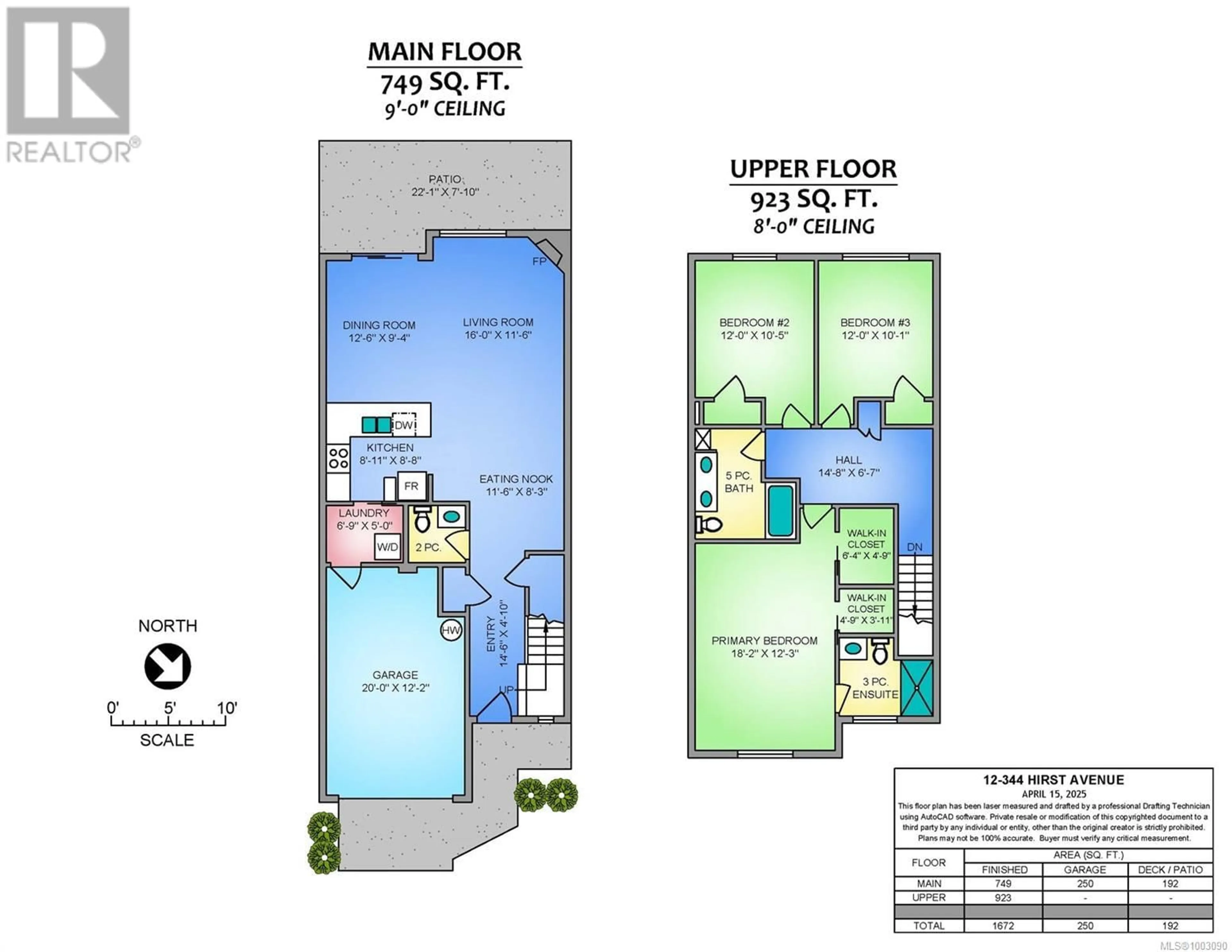 Floor plan for 12 - 344 HIRST AVENUE, Parksville British Columbia V9P1K4