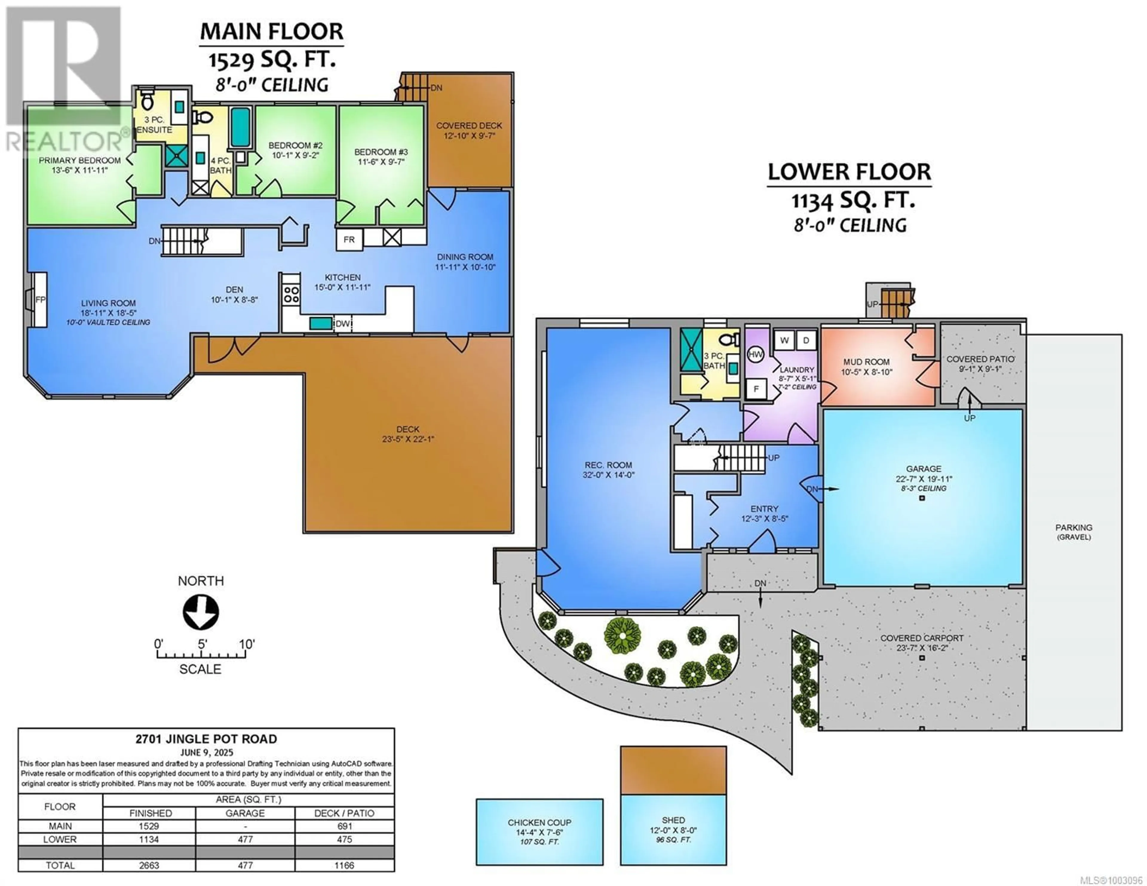 Floor plan for 2701 JINGLE POT ROAD, Nanaimo British Columbia V9R6W5
