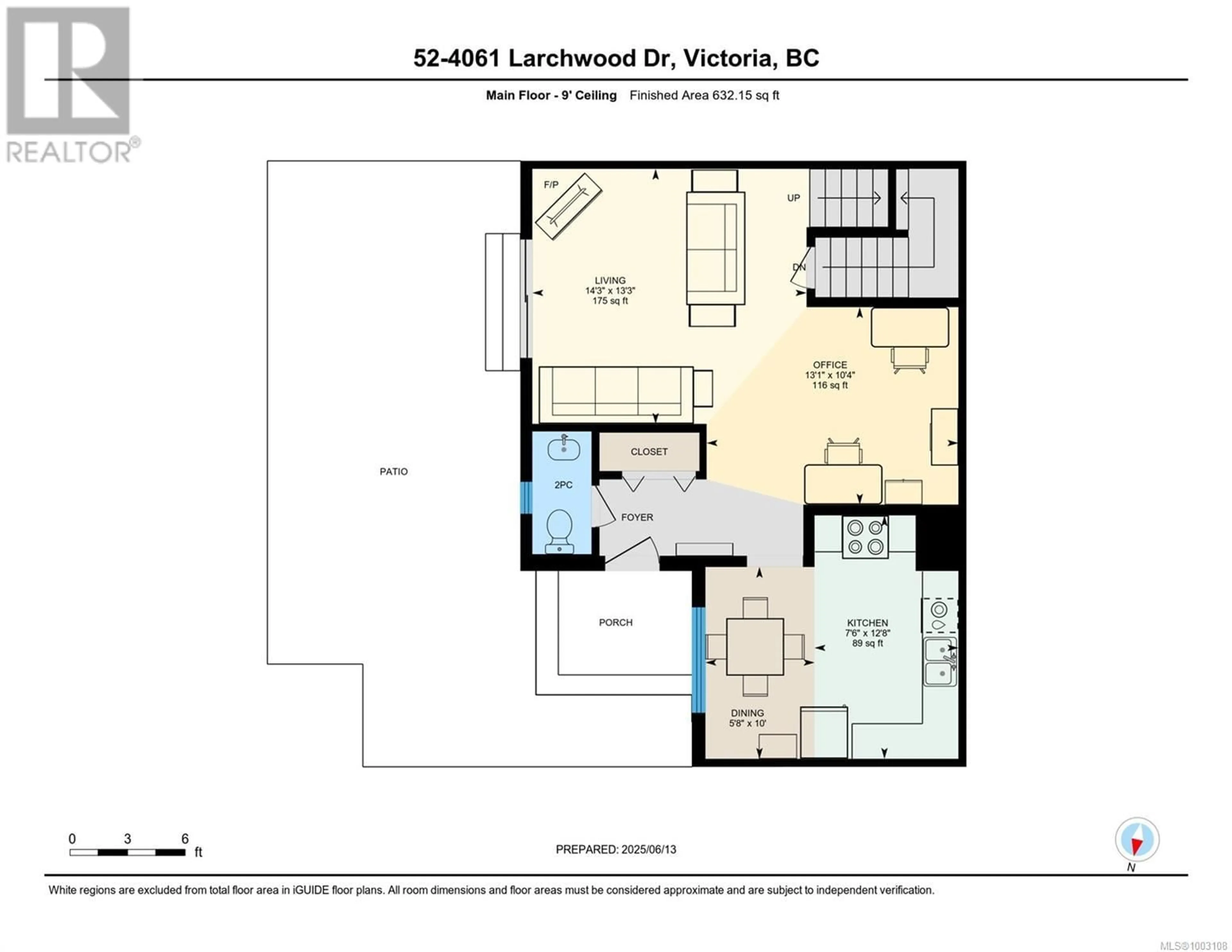 Floor plan for 52 - 4061 LARCHWOOD DRIVE, Saanich British Columbia V8N4P1