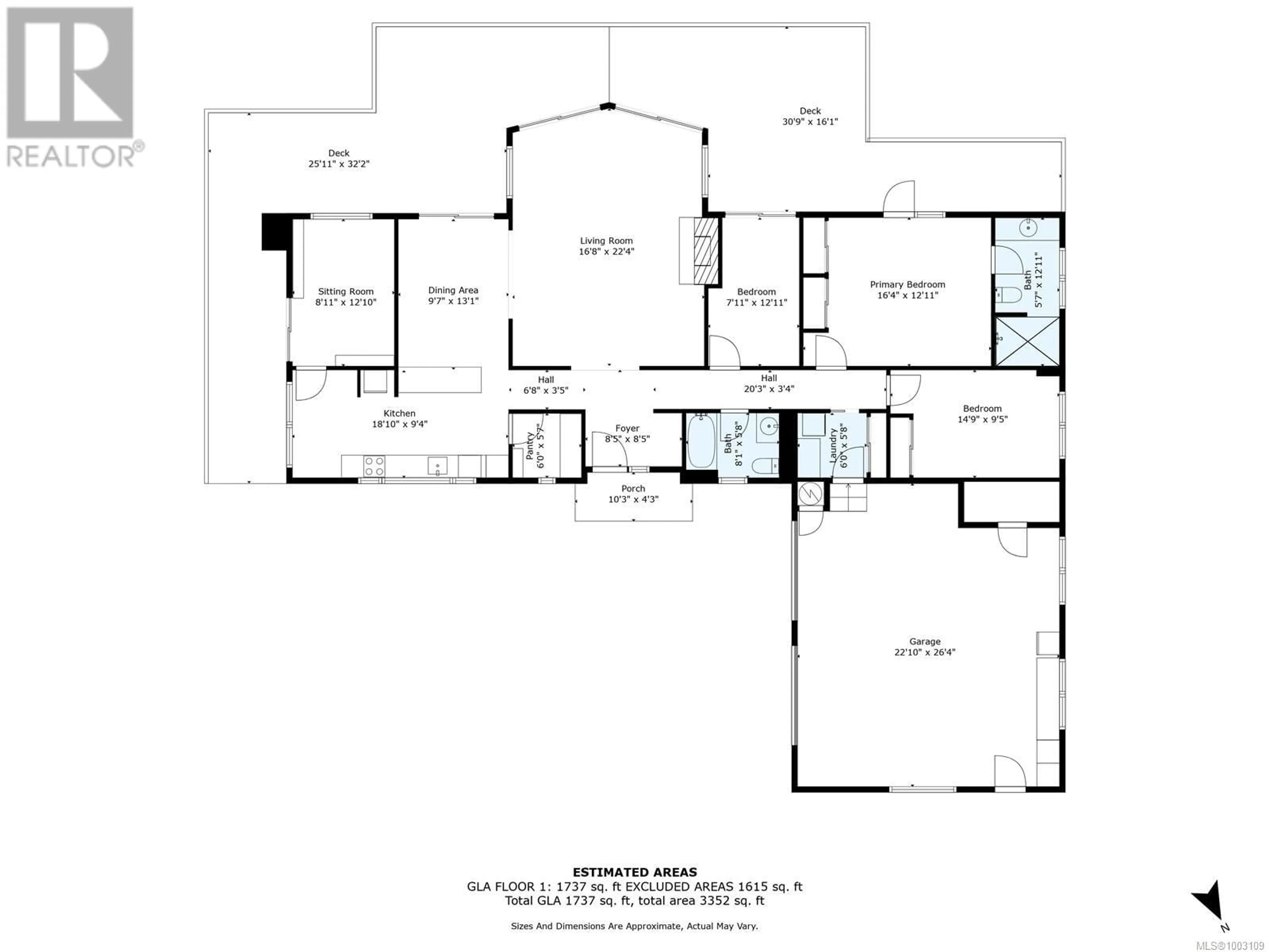 Floor plan for 543 BAYVIEW PLACE, Duncan British Columbia V9L5X7
