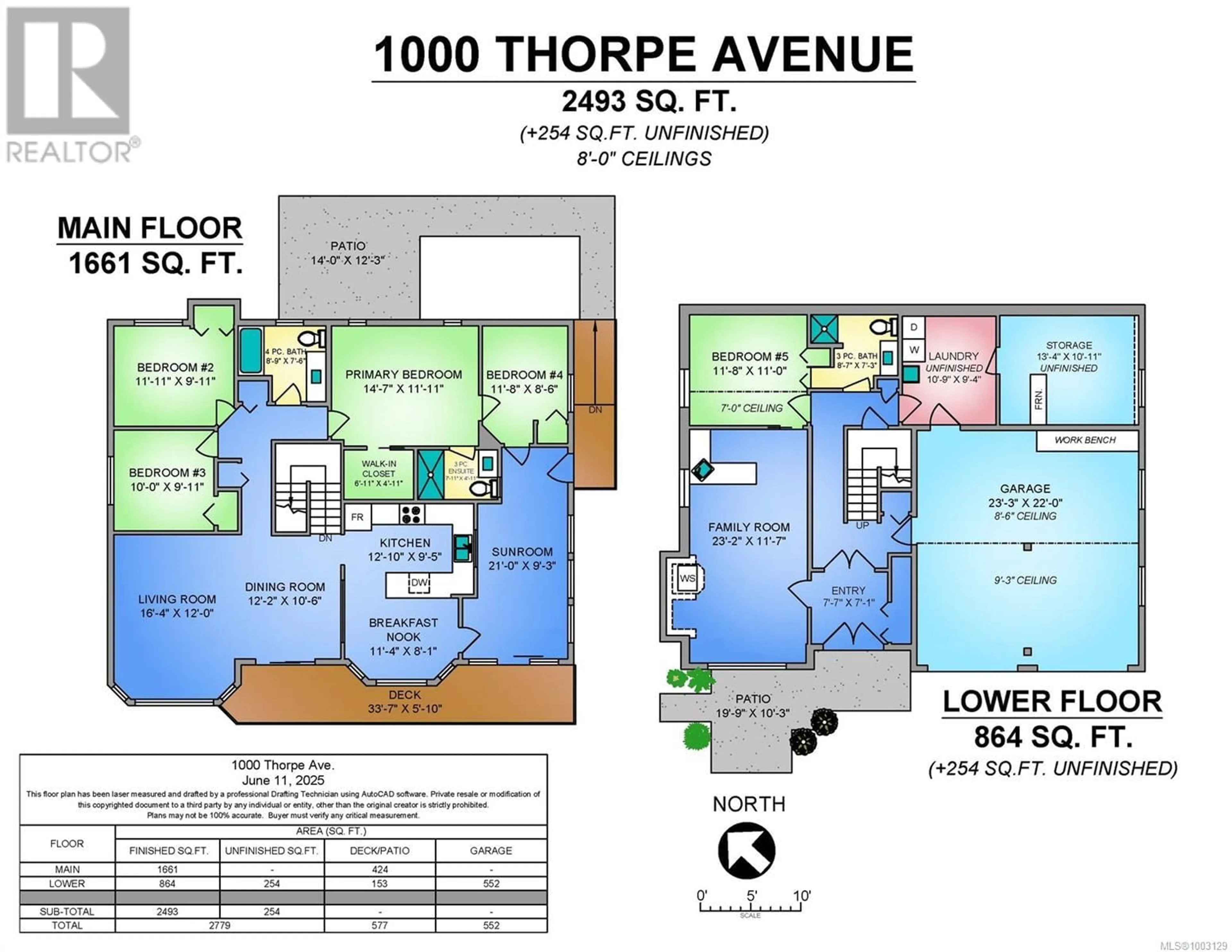 Floor plan for 1000 THORPE AVENUE, Courtenay British Columbia V9N8C9