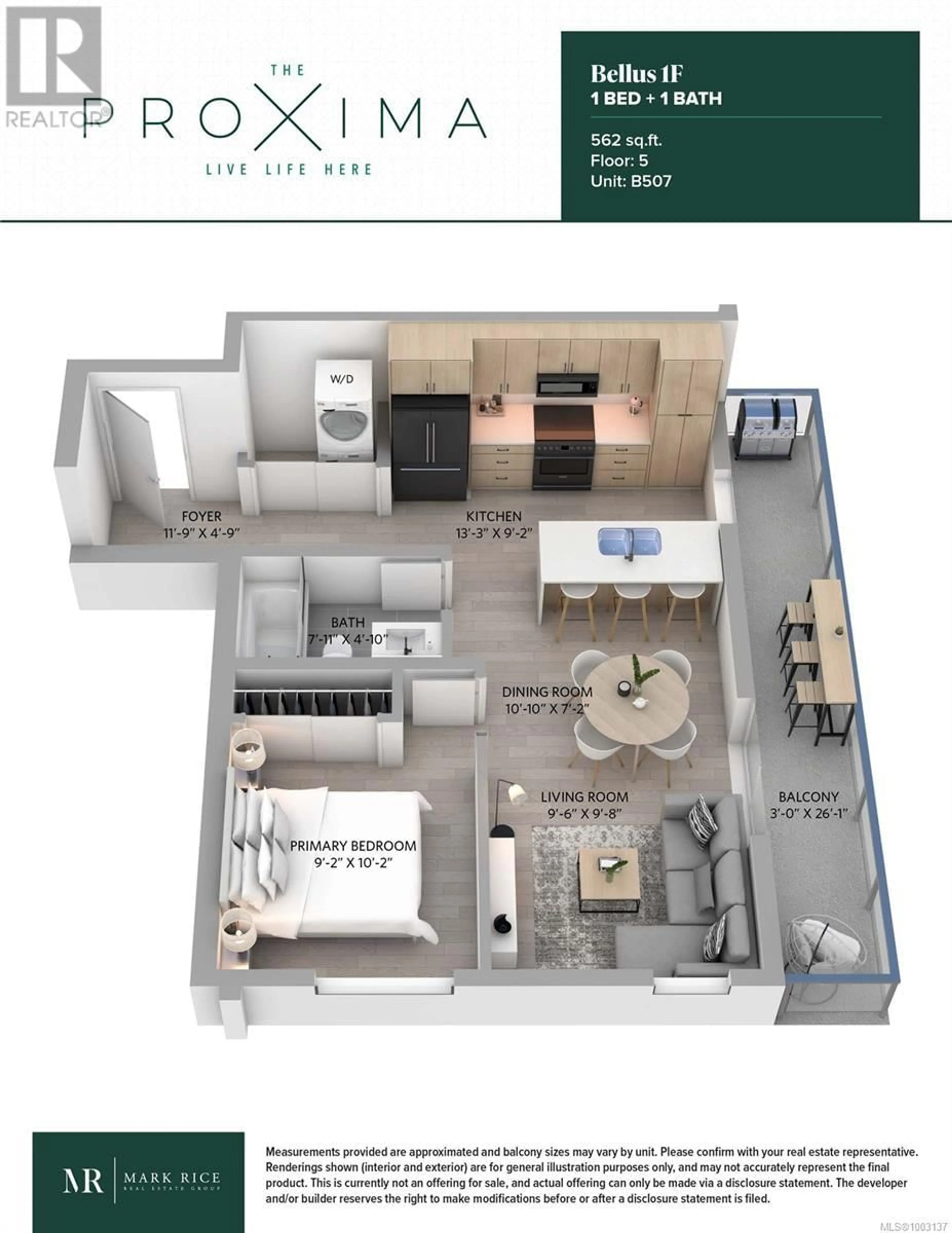 Floor plan for B507 - 1102 ESQUIMALT ROAD, Esquimalt British Columbia V9A6A1