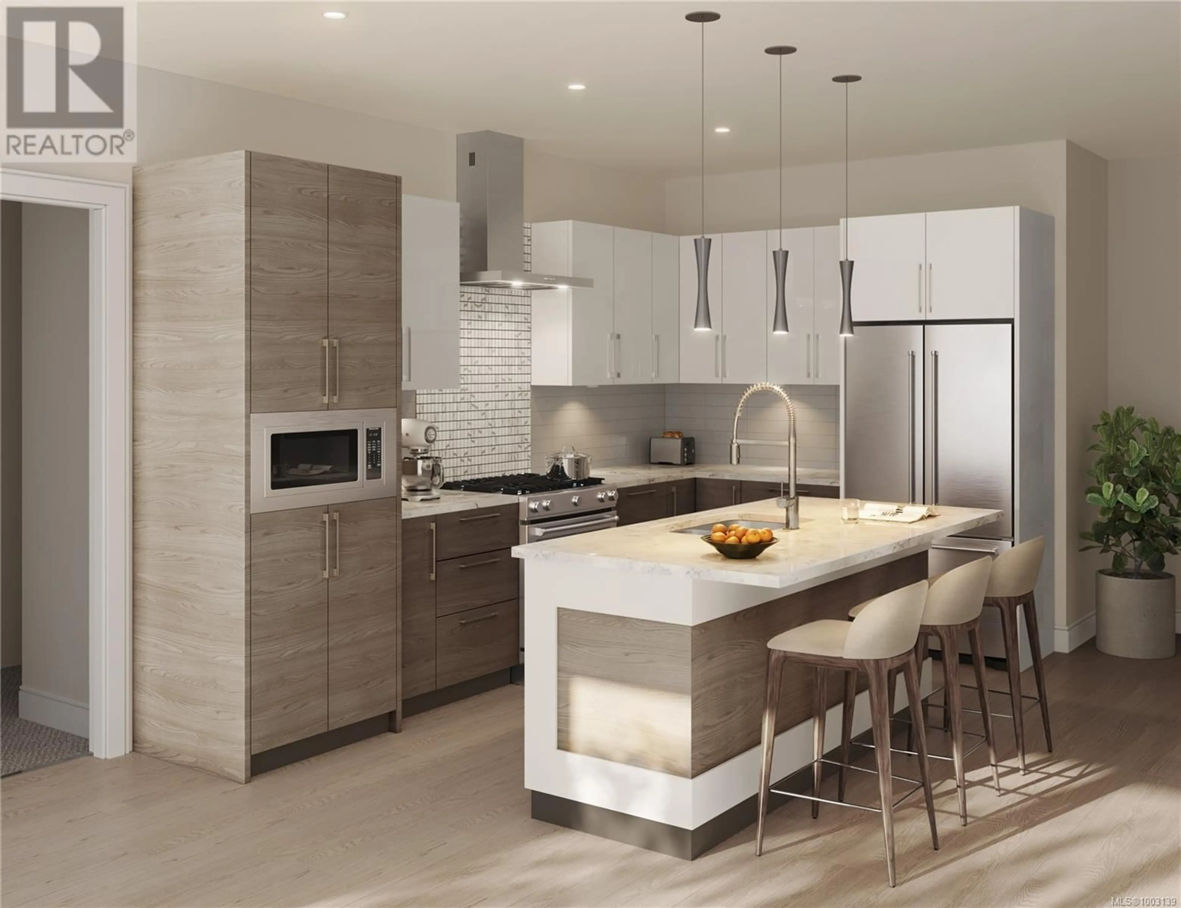 Contemporary kitchen, unknown for 302 - 986 DOUMAC AVENUE, Saanich British Columbia V8Y1M4