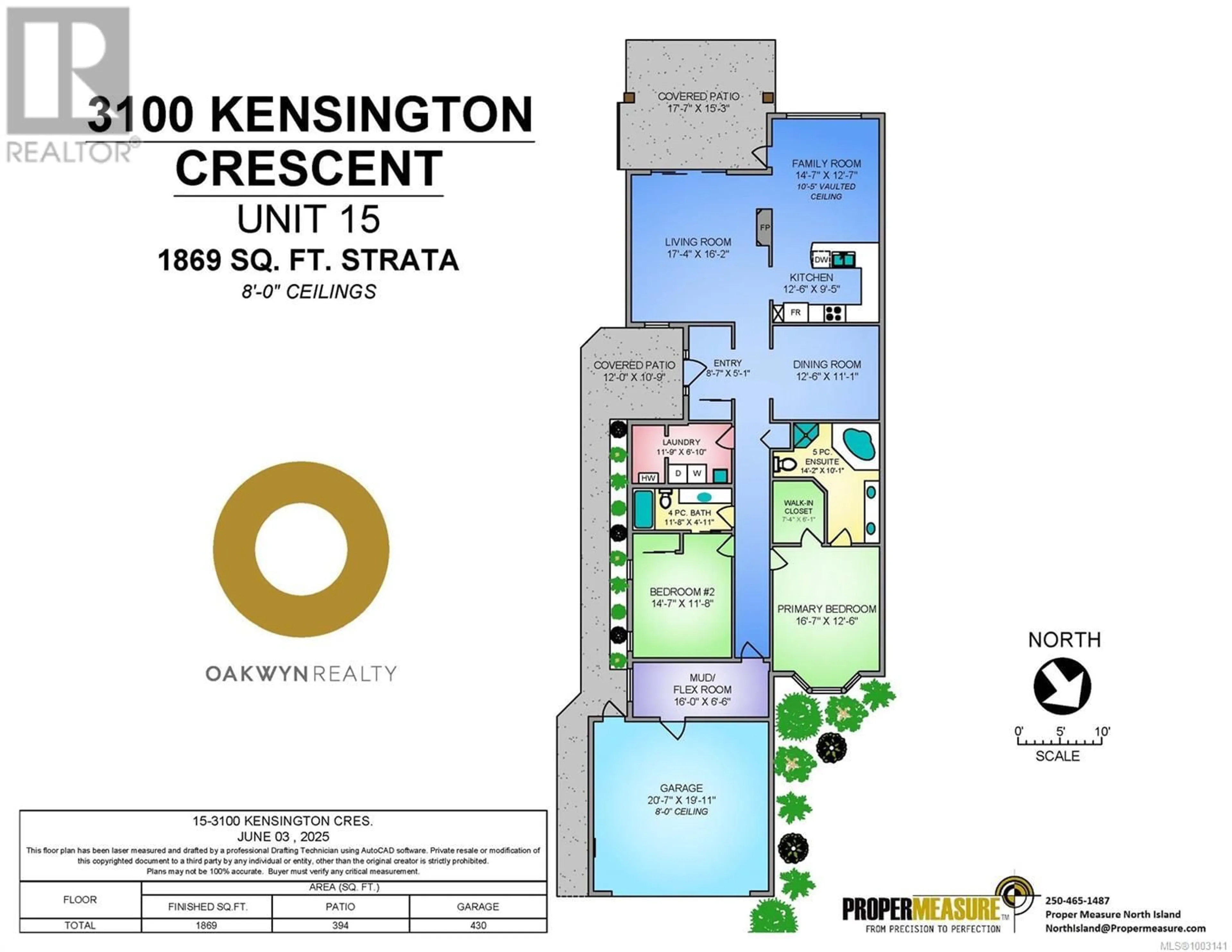Floor plan for 15 - 3100 KENSINGTON CRESCENT, Courtenay British Columbia V9N8Z9