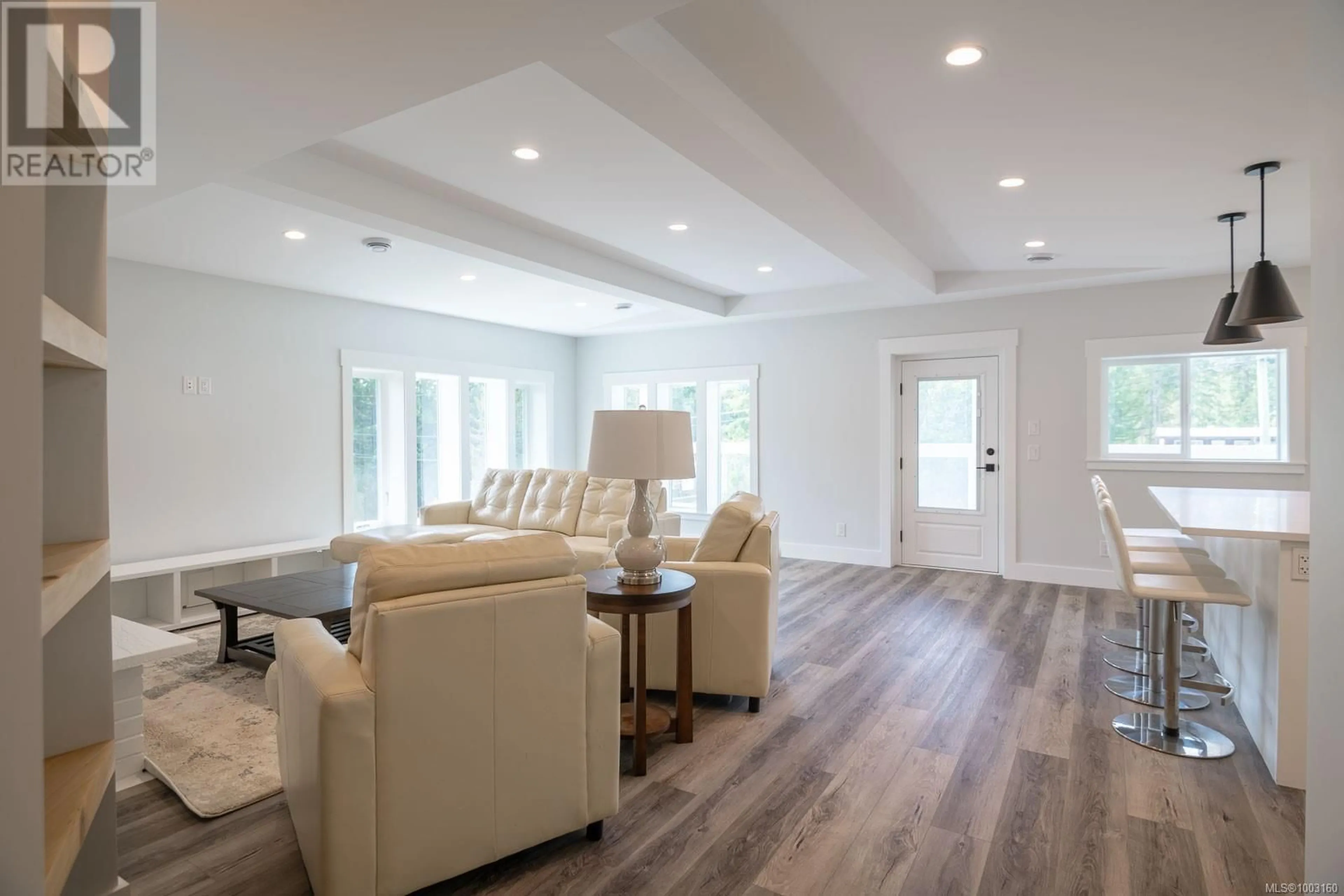 Living room with furniture, wood/laminate floor for 5843 STRATHCONA STREET, Port Alberni British Columbia V9Y8S4