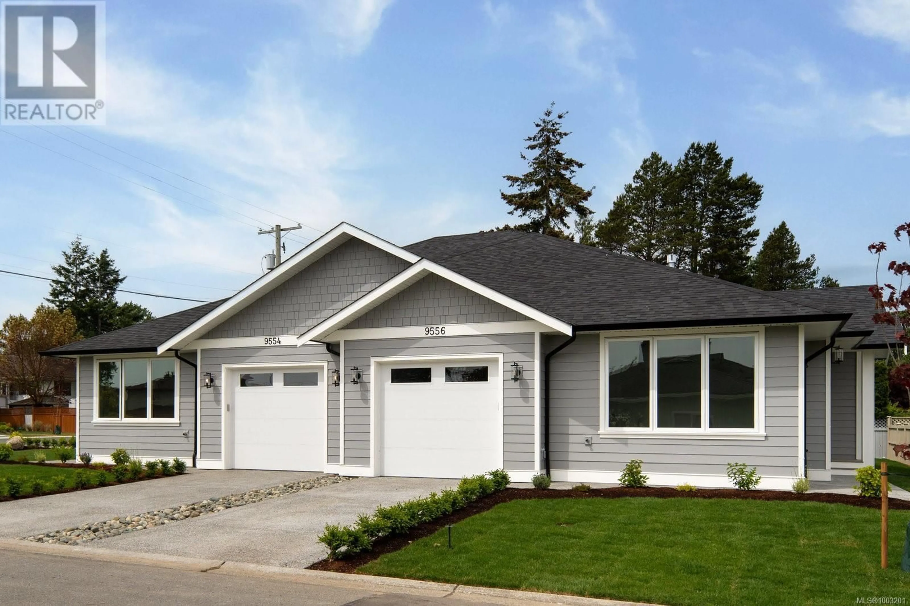 Home with vinyl exterior material, street for 9556 NORTHLAWN TERRACE, Sidney British Columbia V8L1R8