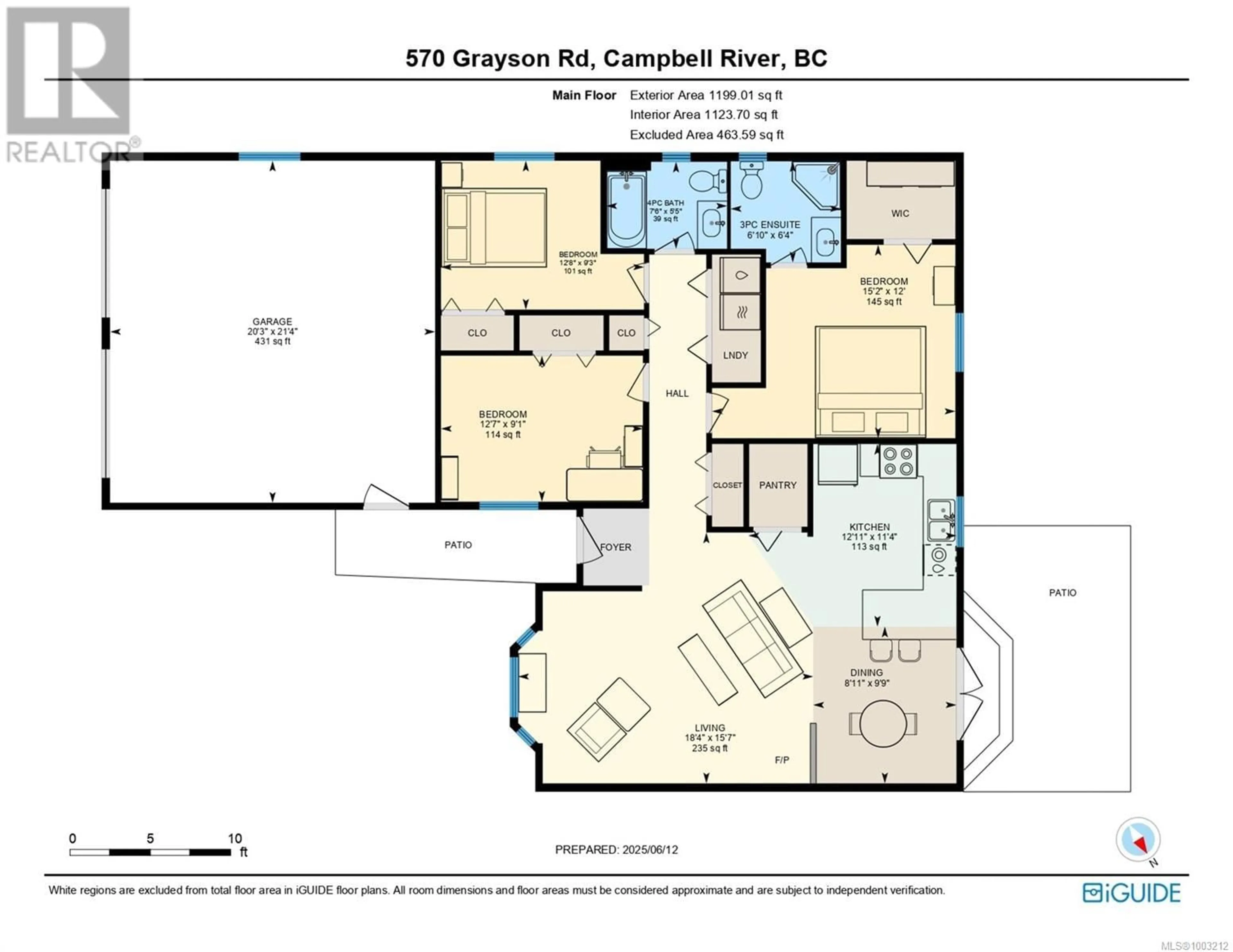 Floor plan for 570 GRAYSON ROAD, Campbell River British Columbia V9W6K4