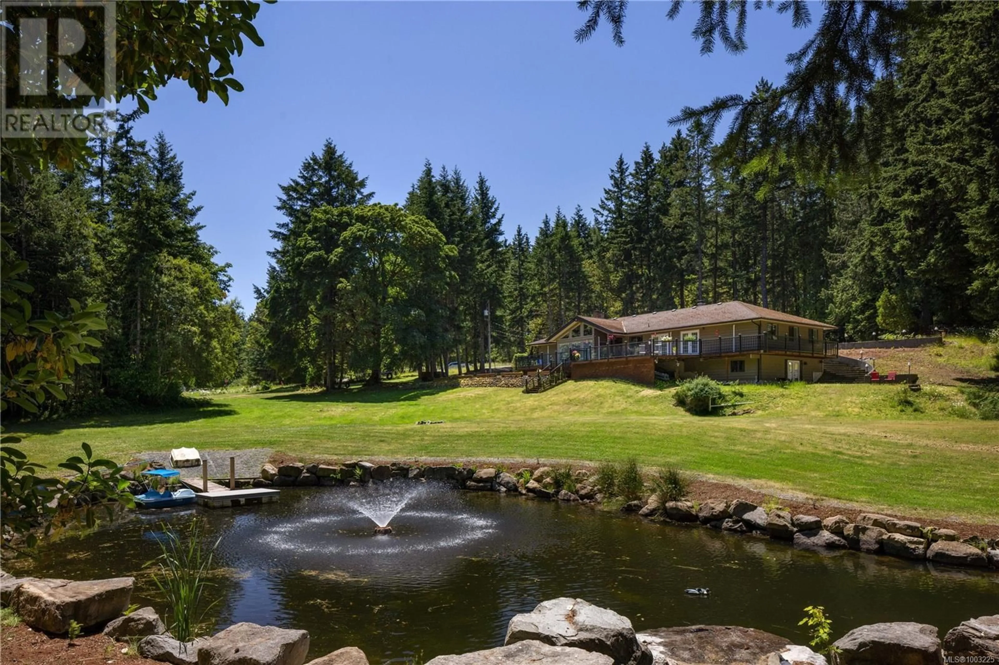 A pic from outside/outdoor area/front of a property/back of a property/a pic from drone, water/lake/river/ocean view for 3428 JURIET ROAD, Nanaimo British Columbia V9G1C8