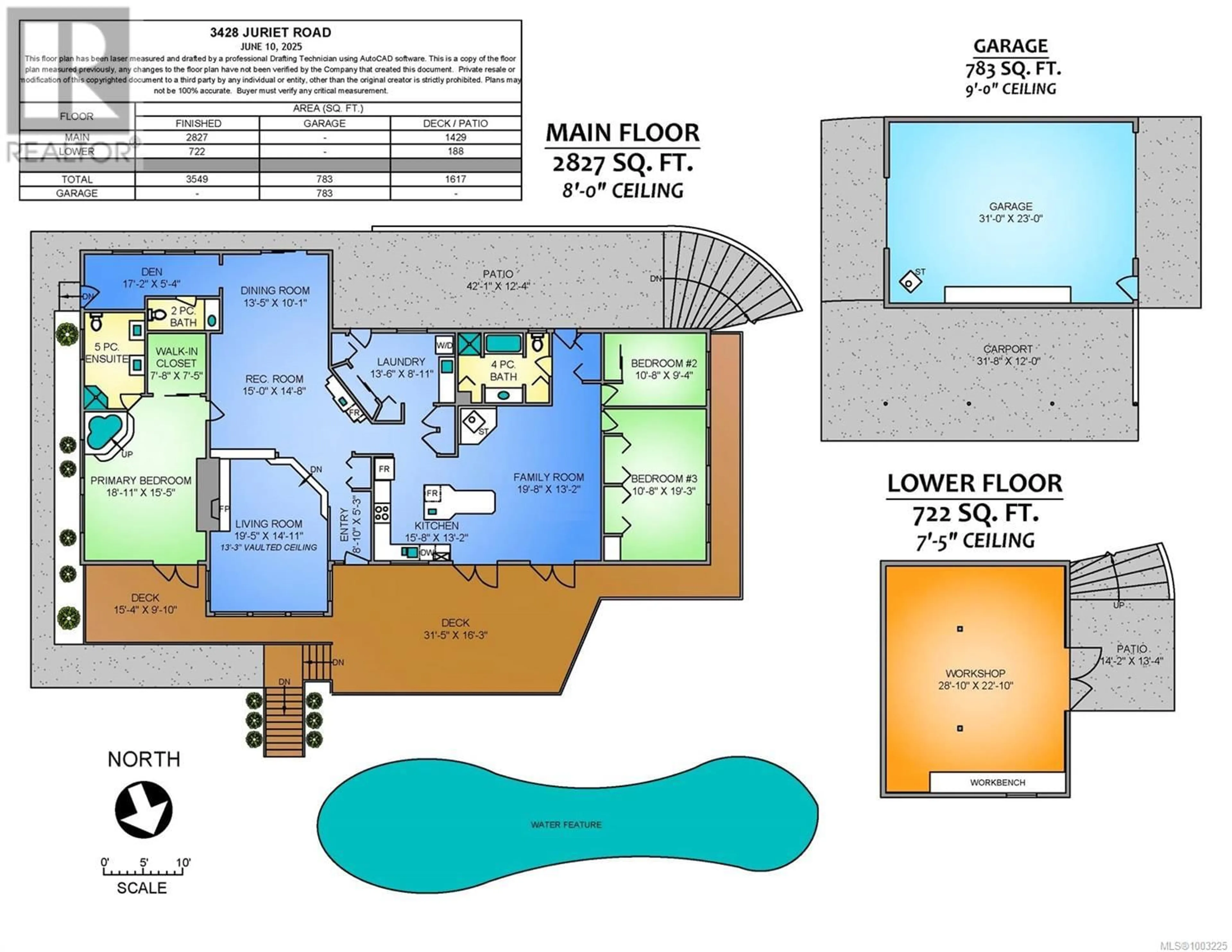 Floor plan for 3428 JURIET ROAD, Nanaimo British Columbia V9G1C8