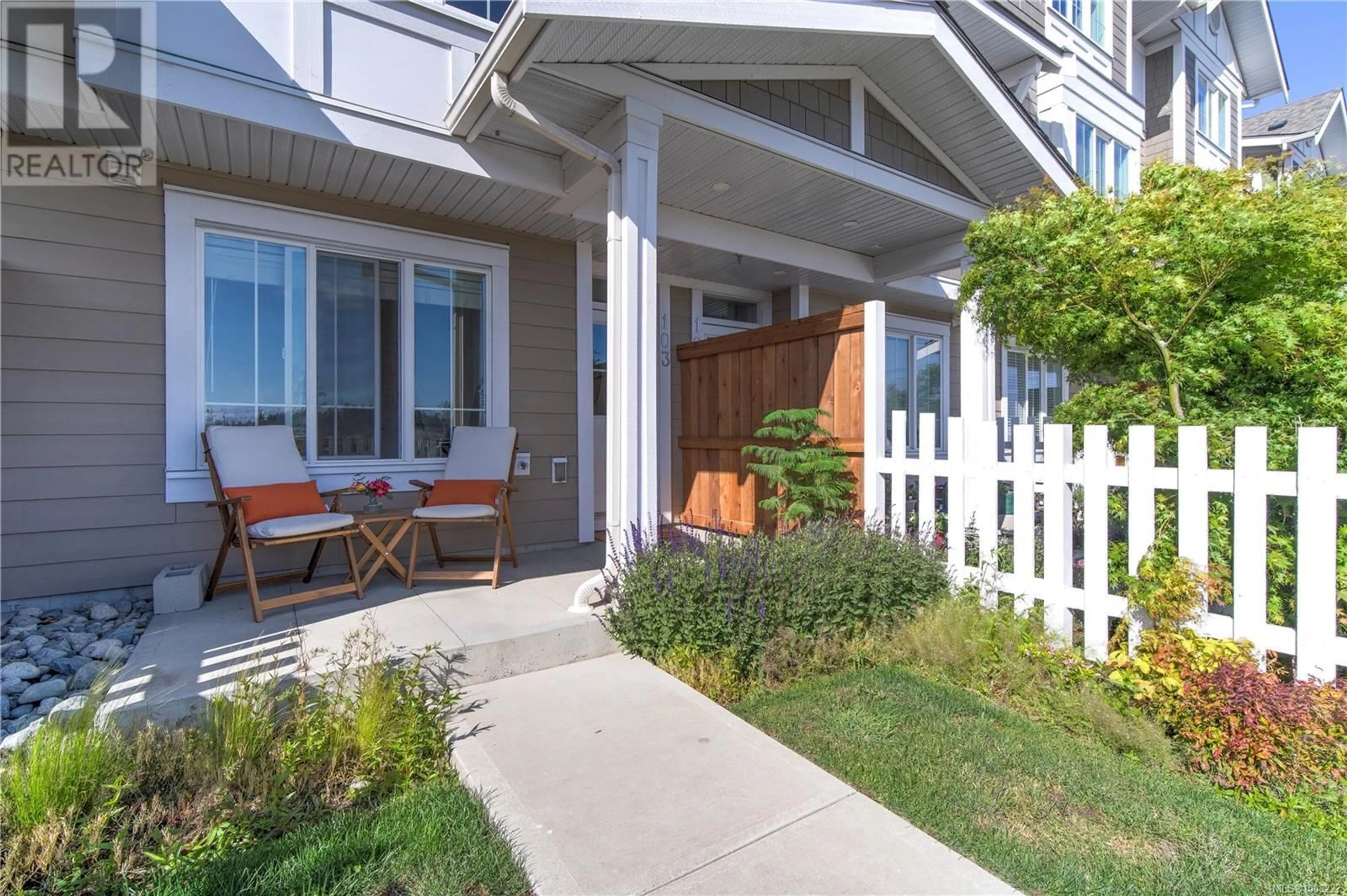 Patio, street for 103 - 3501 DUNLIN STREET, Colwood British Columbia V9C0P7