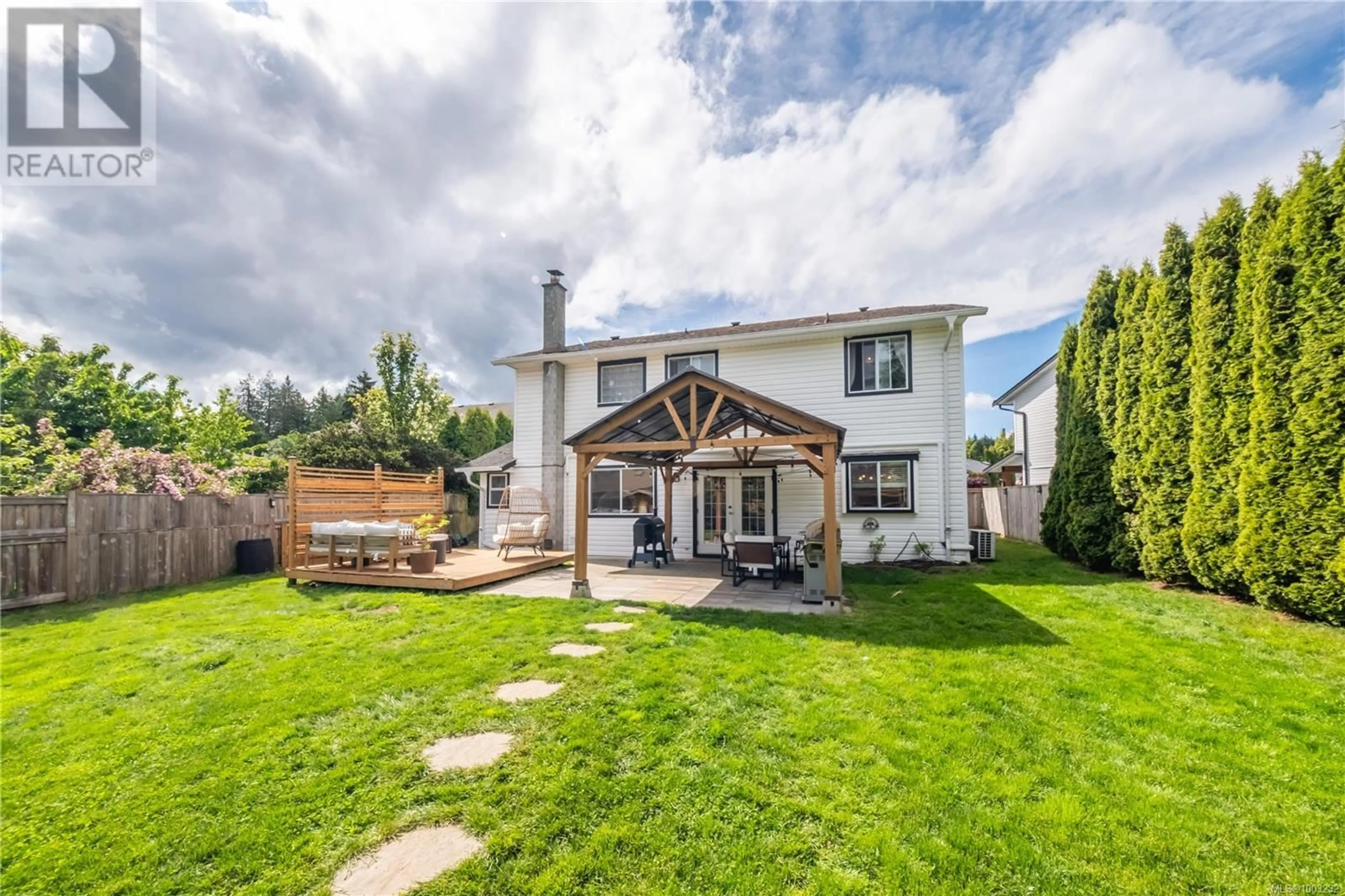 Patio, mountain view for 5932 TASHA PLACE, Nanaimo British Columbia V9V1J4