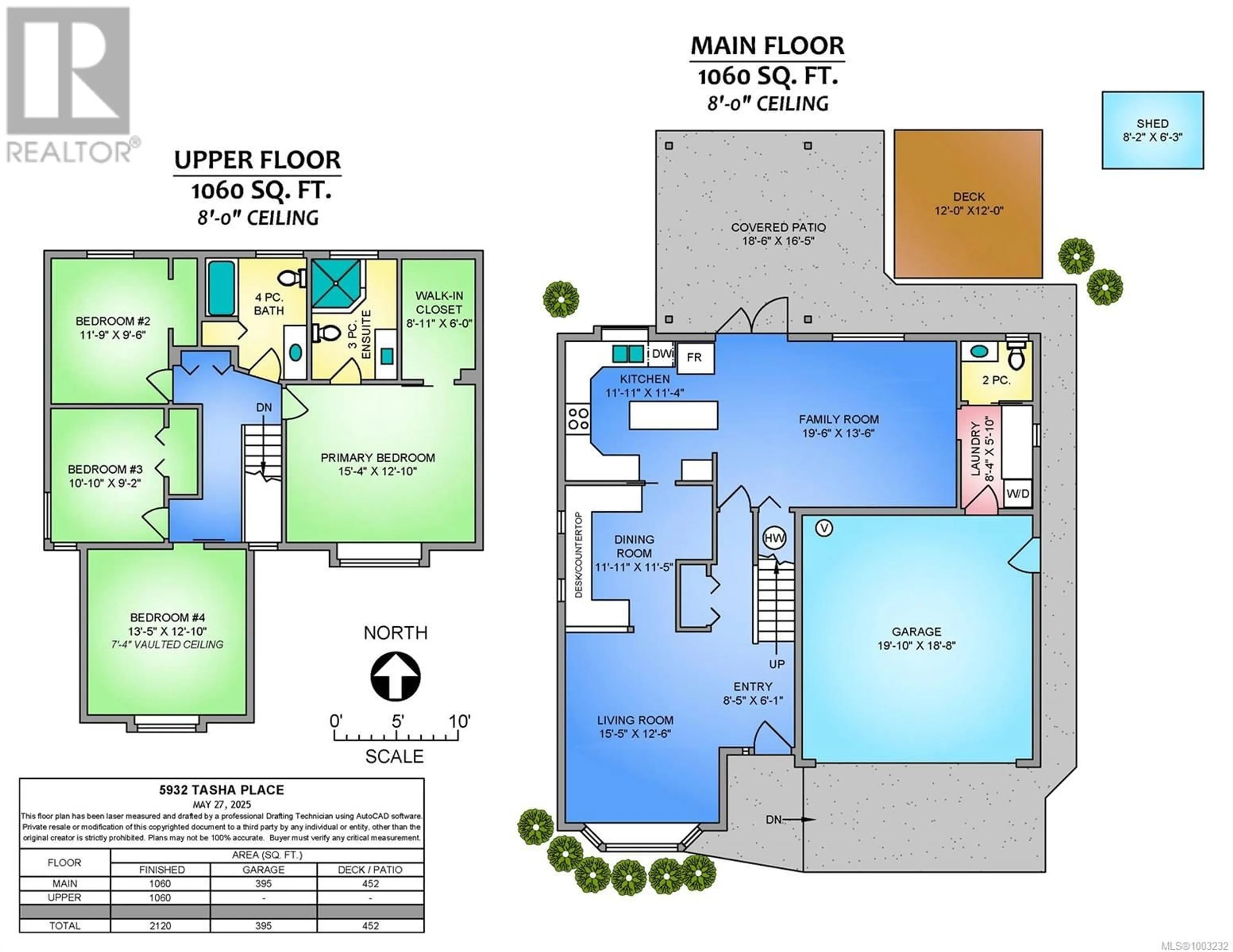 Floor plan for 5932 TASHA PLACE, Nanaimo British Columbia V9V1J4