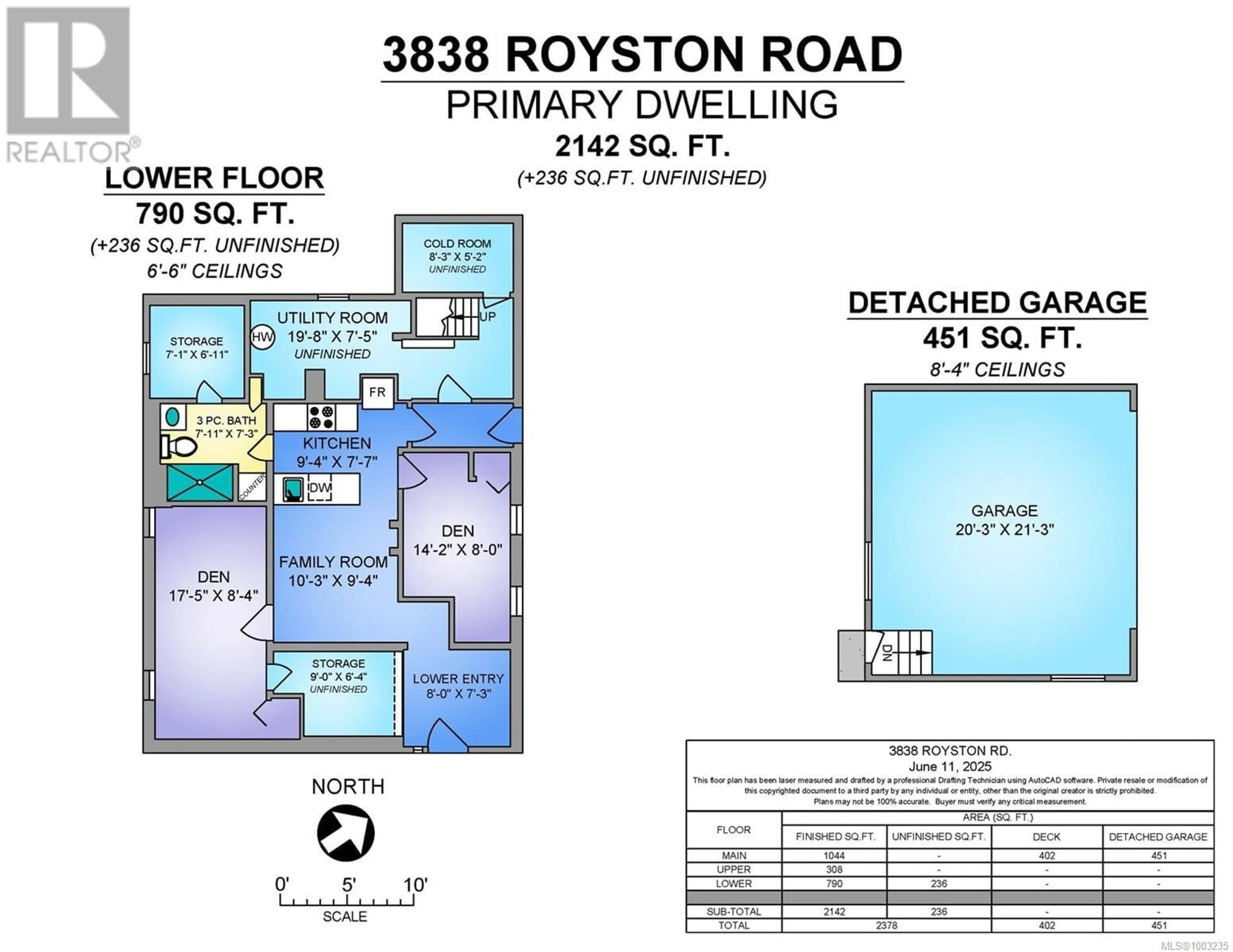 Floor plan for 3838 ROYSTON ROAD, Royston British Columbia V0R2V0